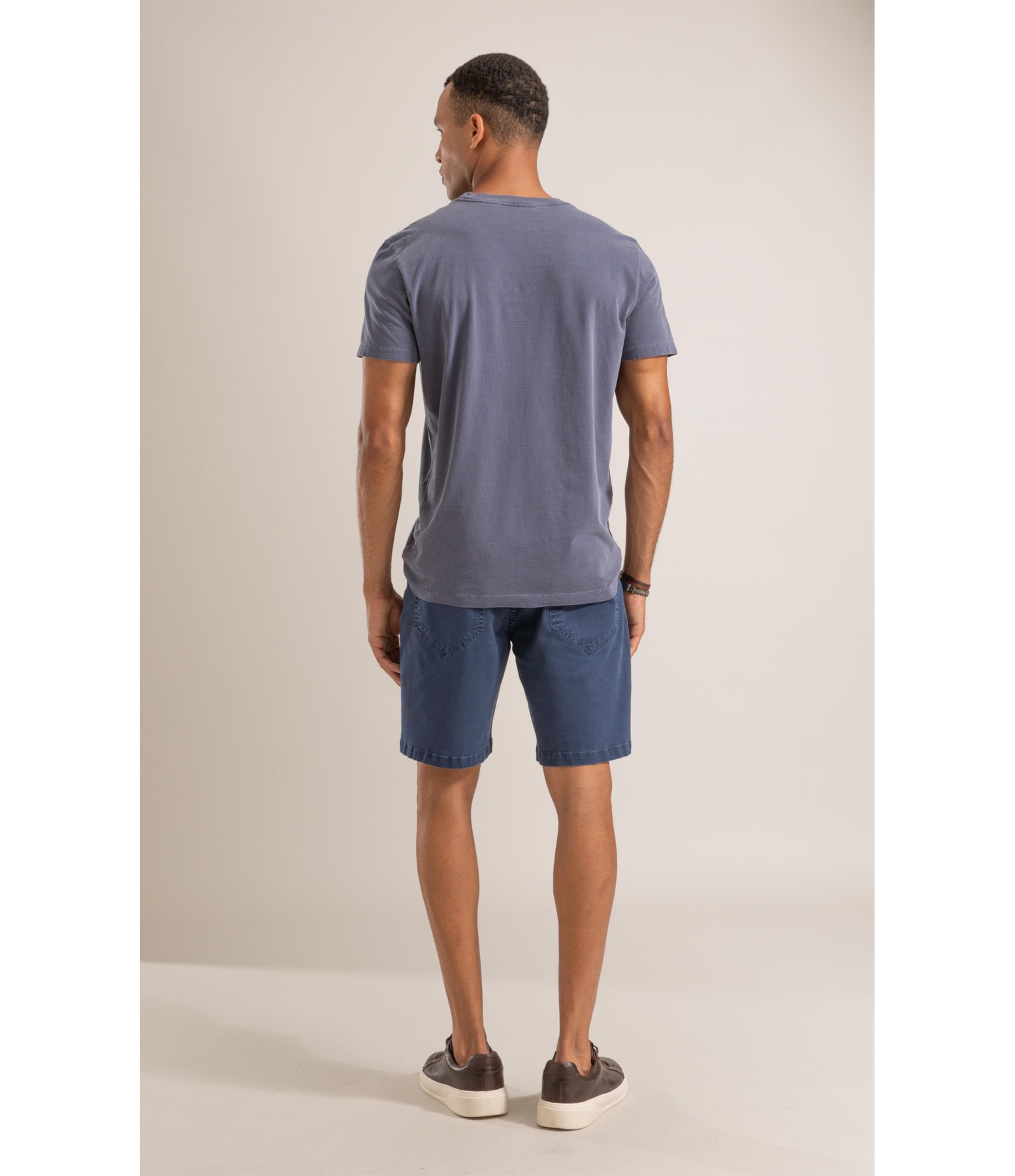 Bermuda Five Pockets Rain Classic Marinho