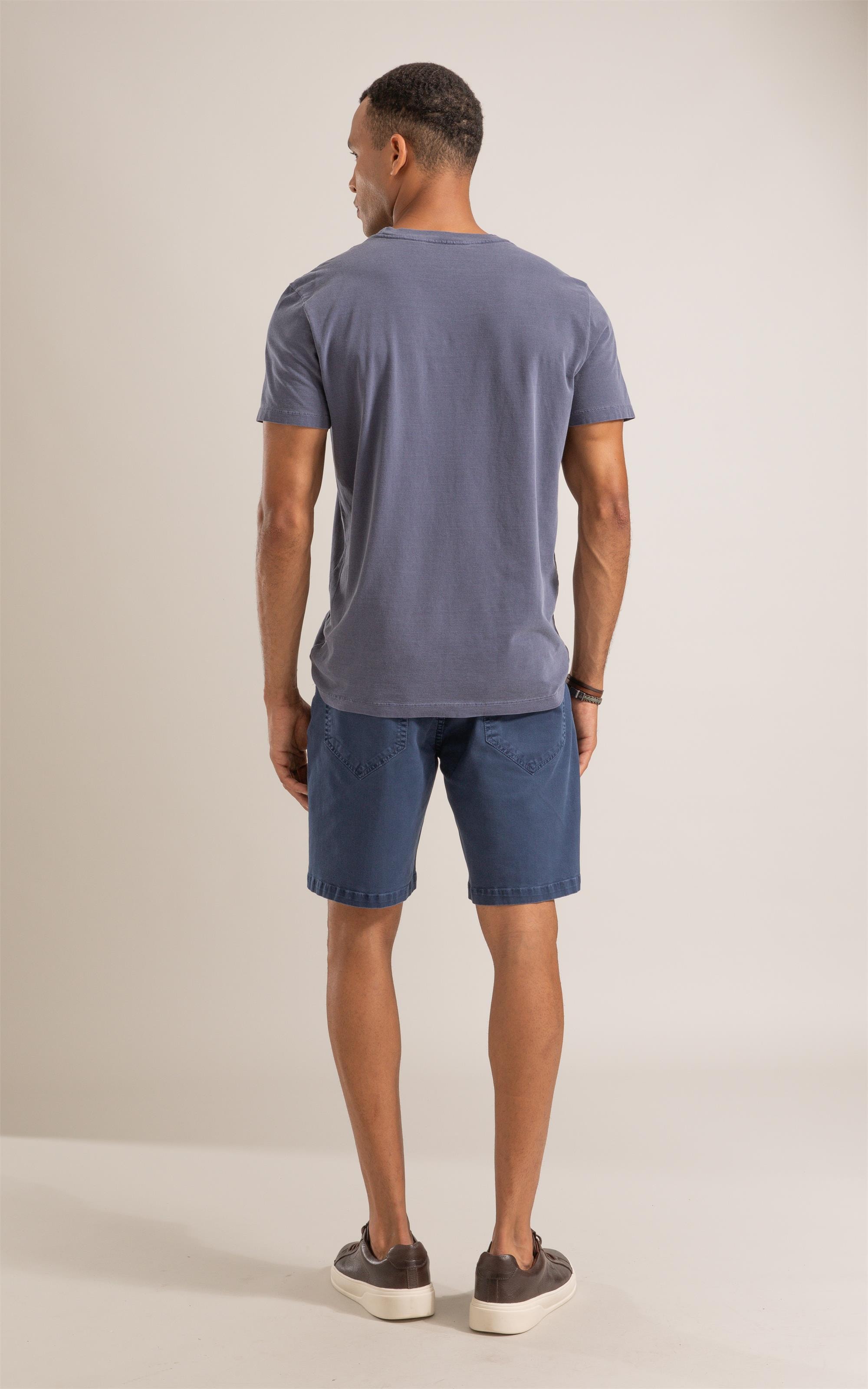 Bermuda Five Pockets Rain Classic Marinho
