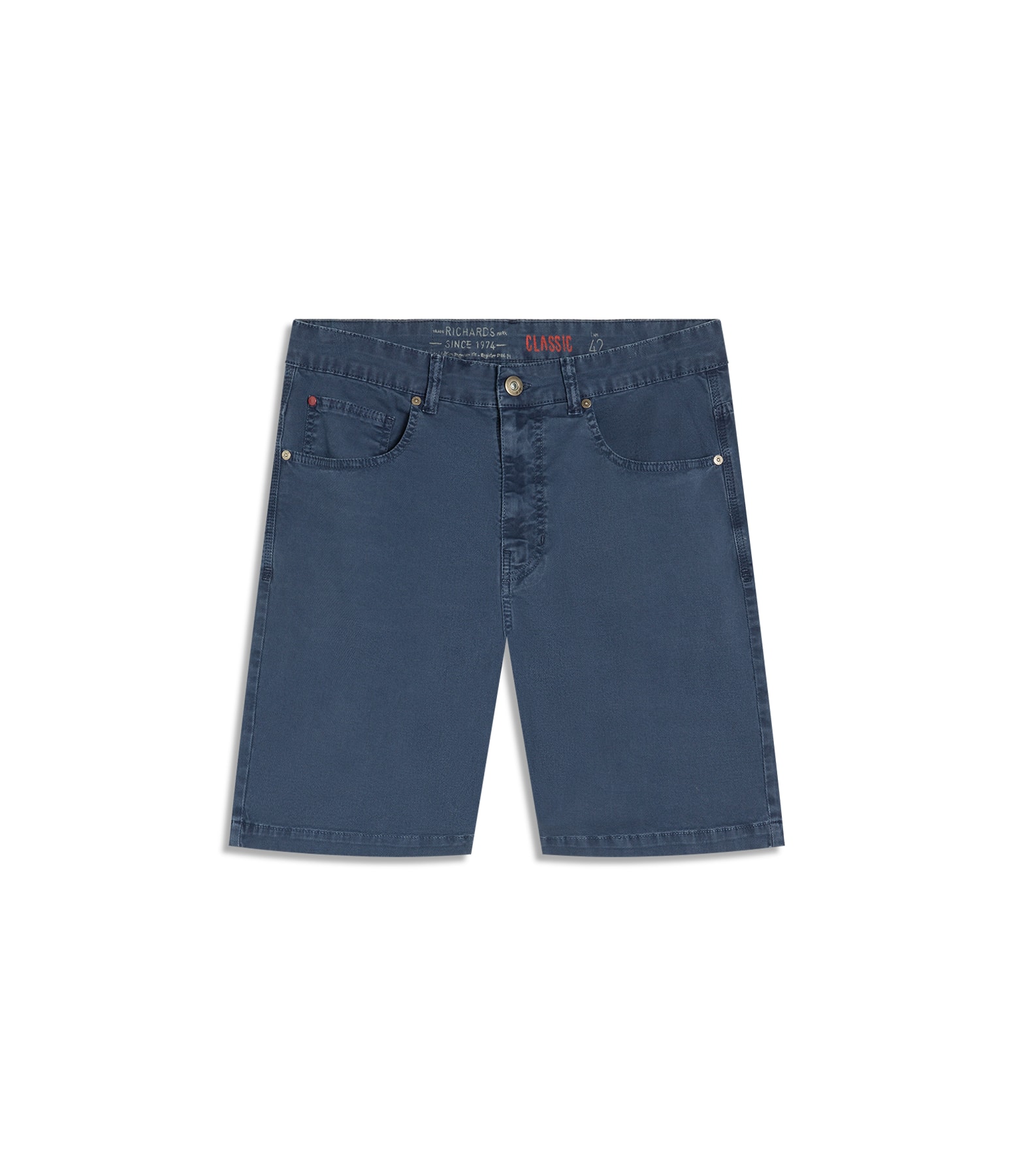 Bermuda Five Pockets Rain Classic Marinho