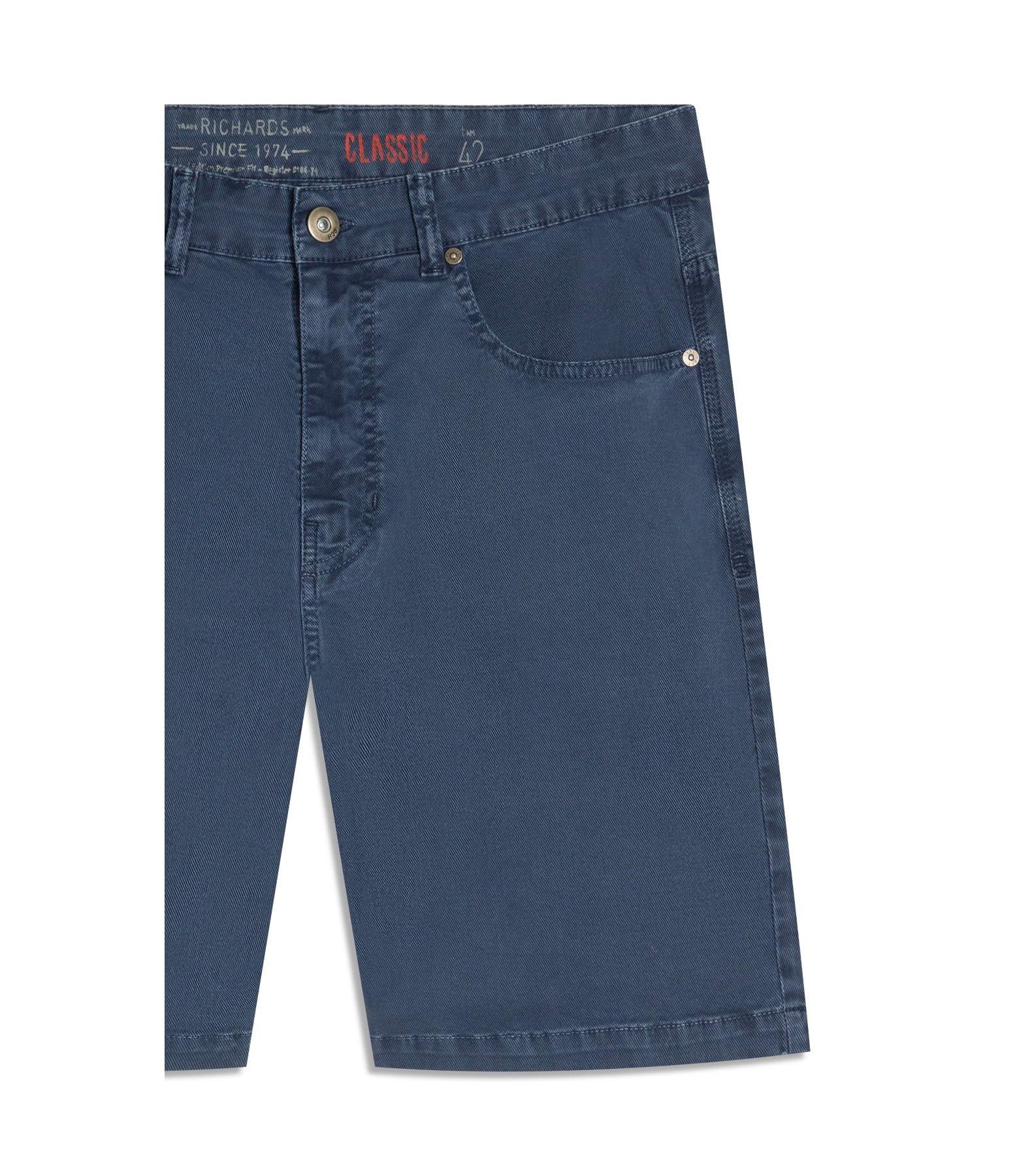 Bermuda Five Pockets Rain Classic Marinho