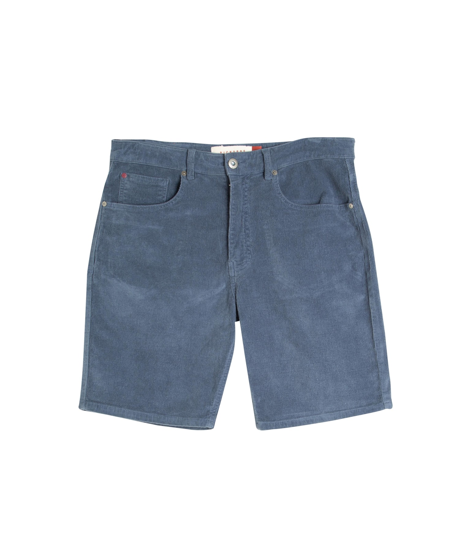 Bermuda Five Pockets Veludo Azul Carbono