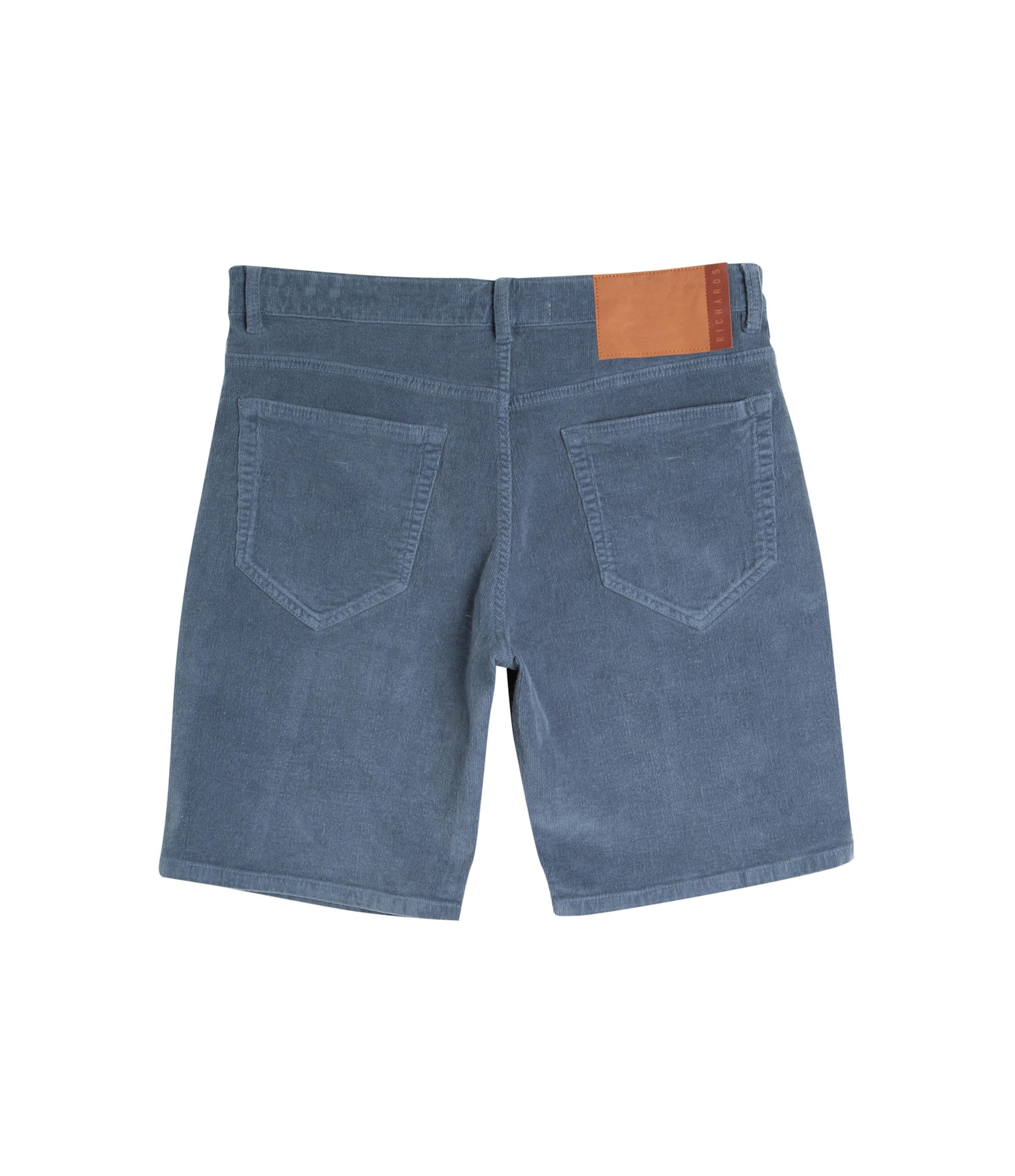 Bermuda Five Pockets Veludo Azul Carbono
