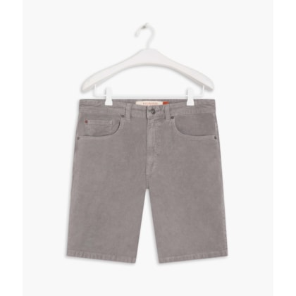 Bermuda Five Pockets Veludo Niquel