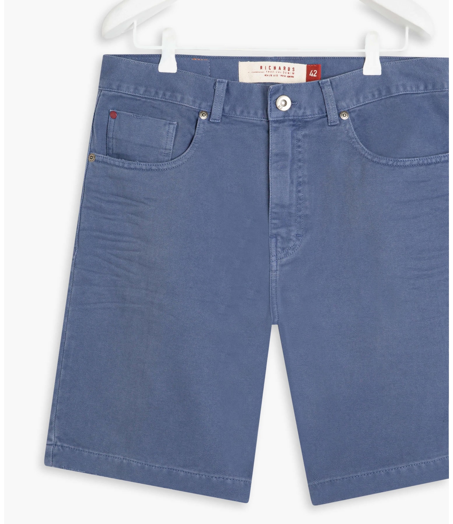 Bermuda Five Pockets Vintage Deni  Azul Bic