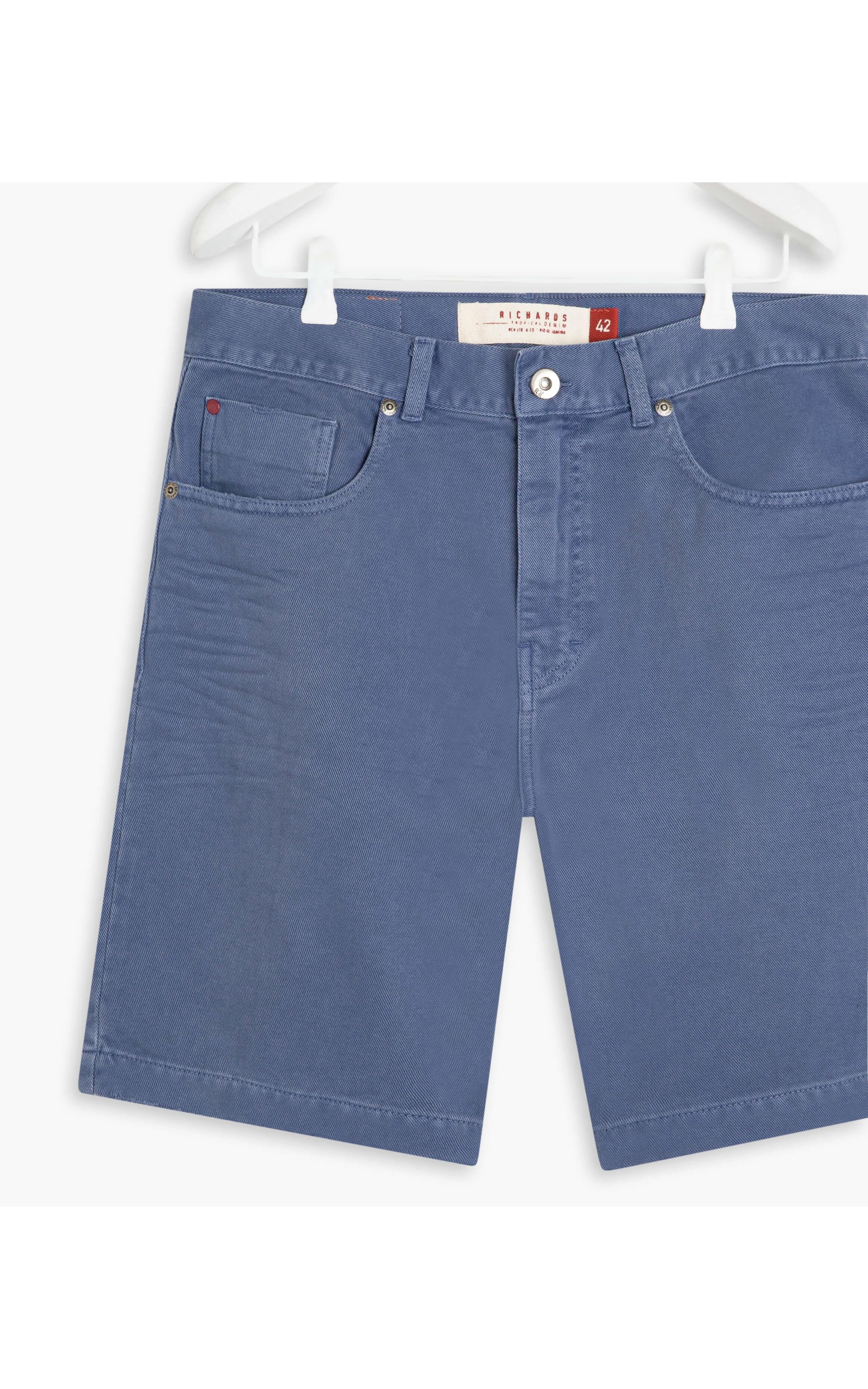 Bermuda Five Pockets Vintage Deni  Azul Bic