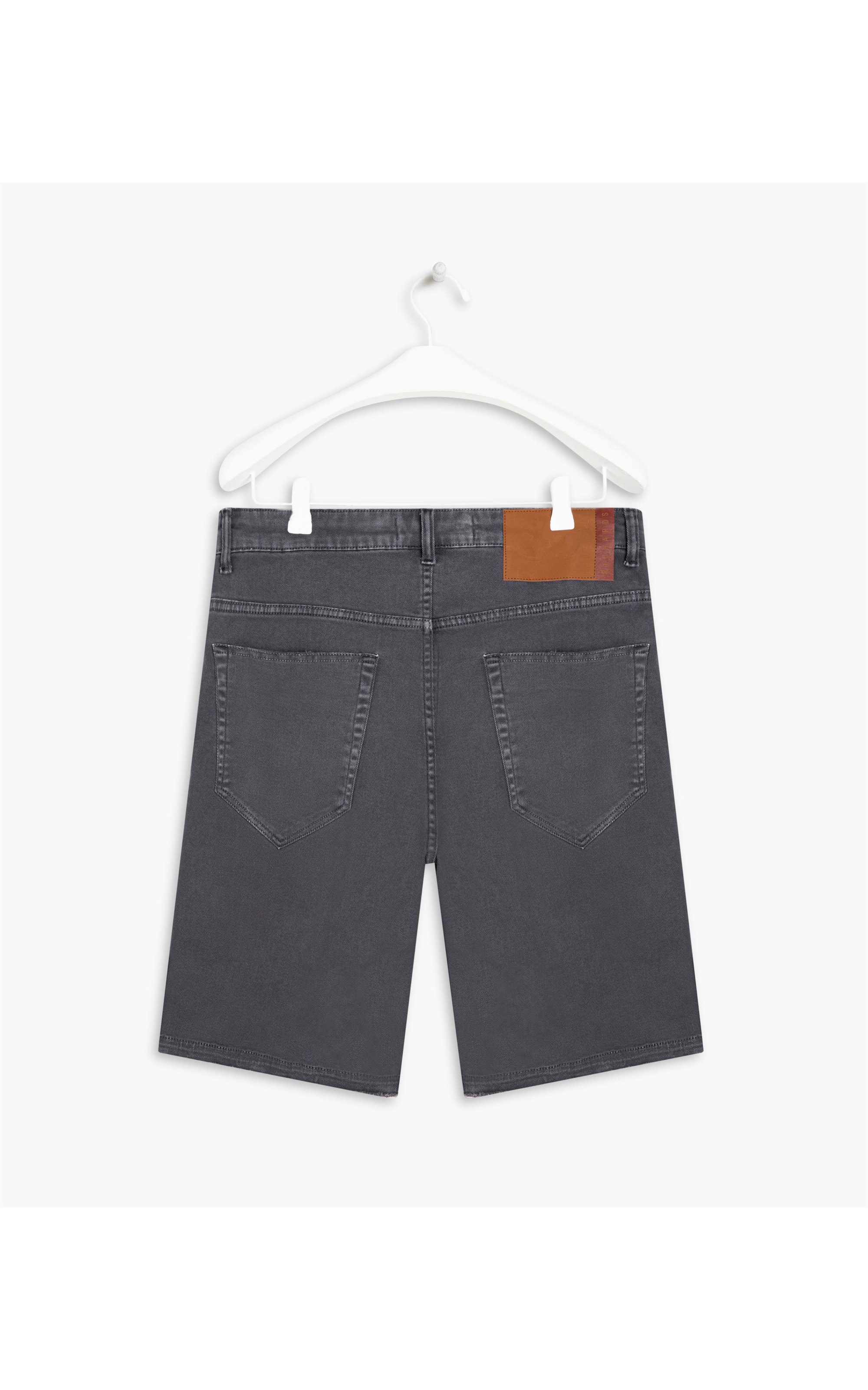 Bermuda Five Pockets Vintage Denim Azul Jeans