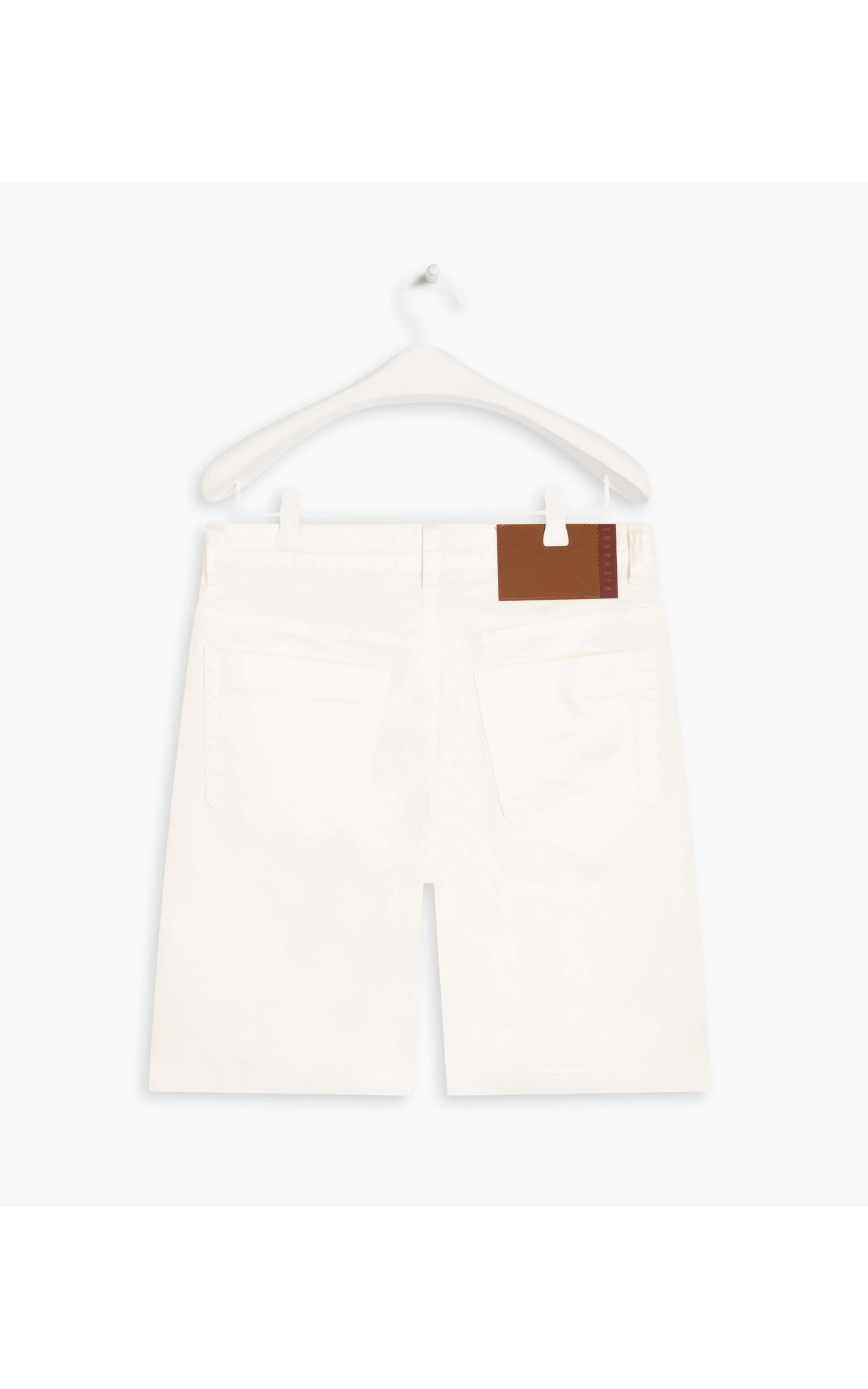 Bermuda Five Pockets Vintage Denim Off White