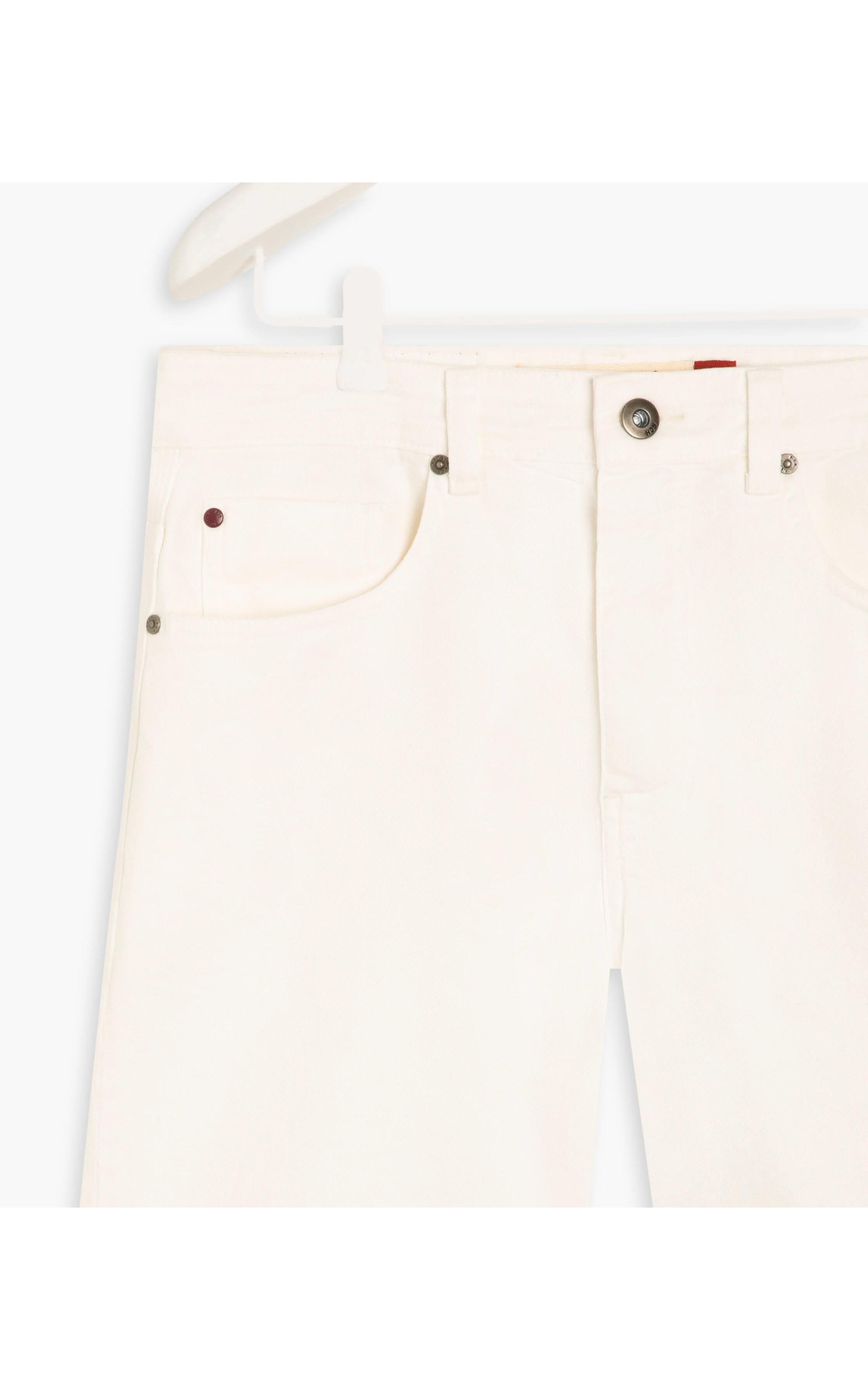 Bermuda Five Pockets Vintage Denim Off White