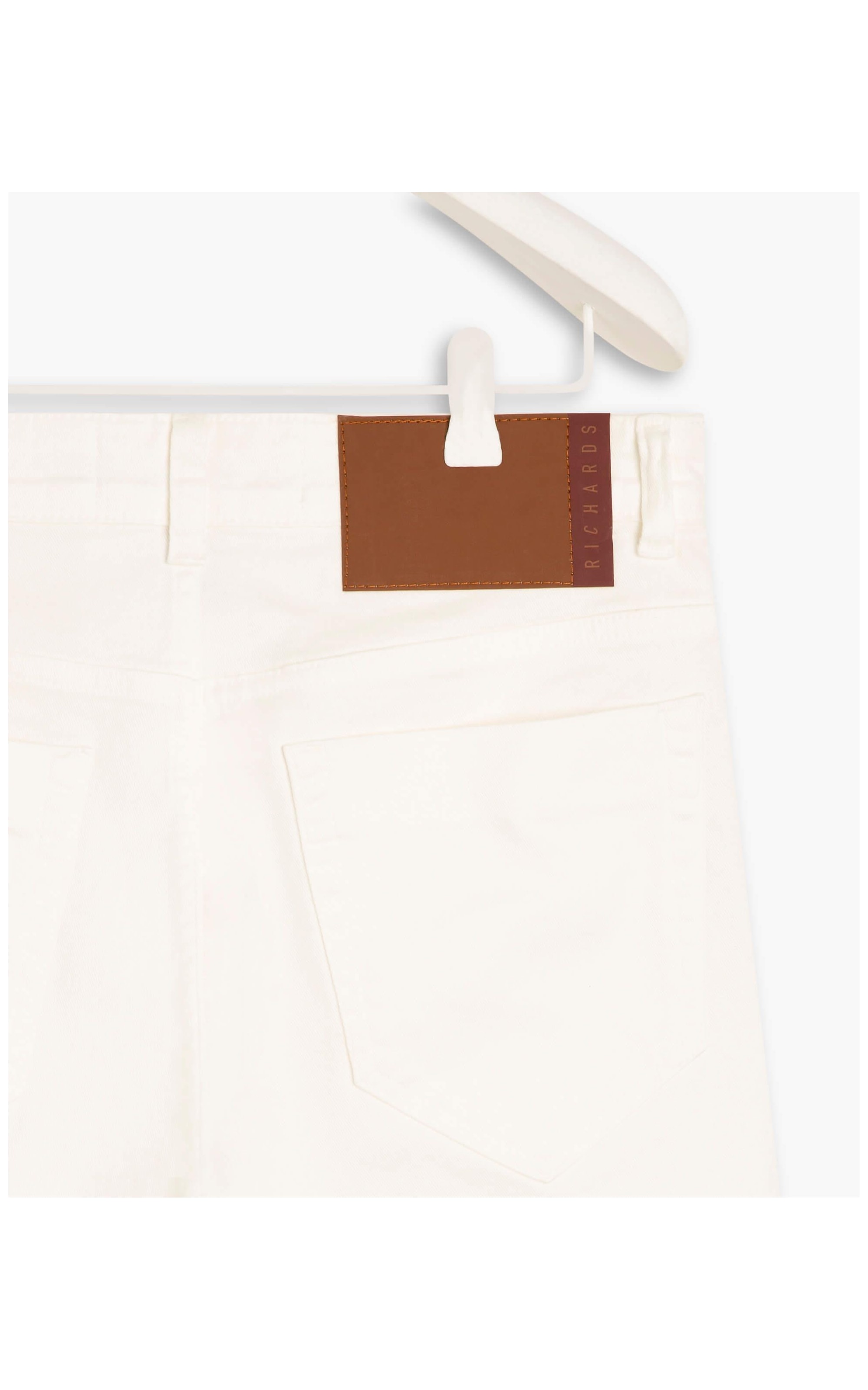 Bermuda Five Pockets Vintage Denim Off White