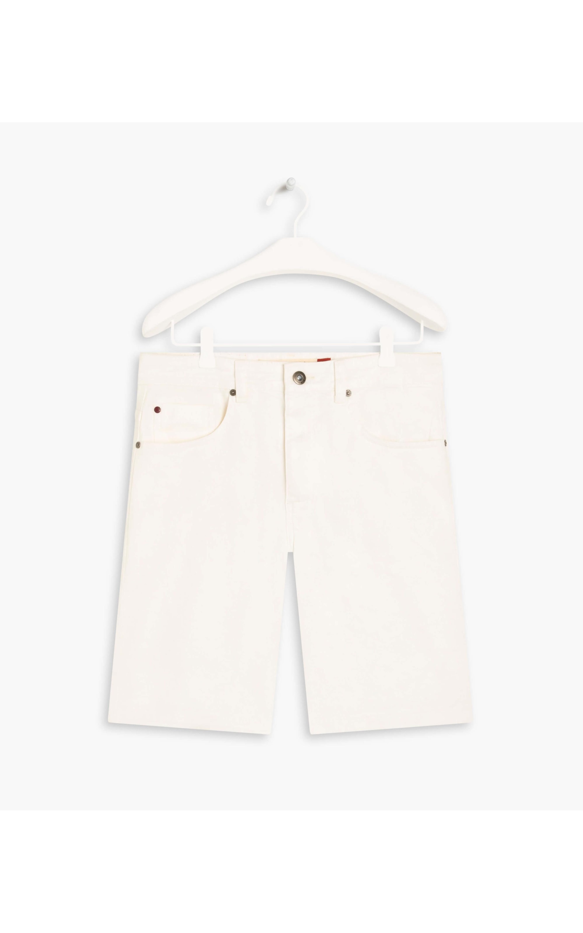 Bermuda Five Pockets Vintage Denim Off White