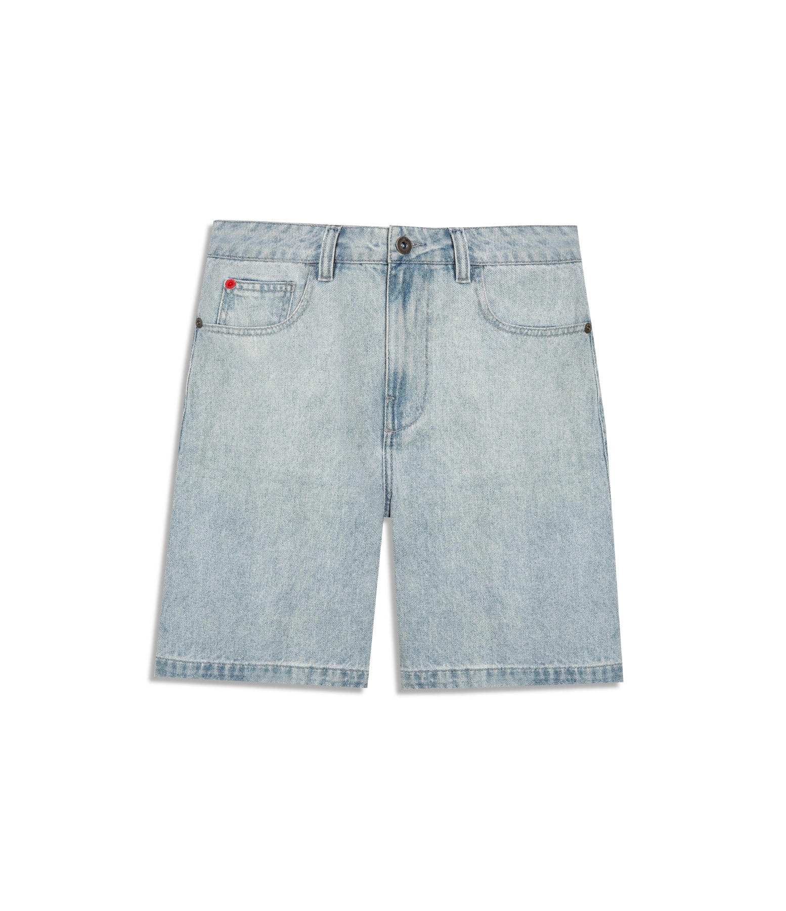 Bermuda Jeans Skate Vintage Denim Lav. Claro Total
