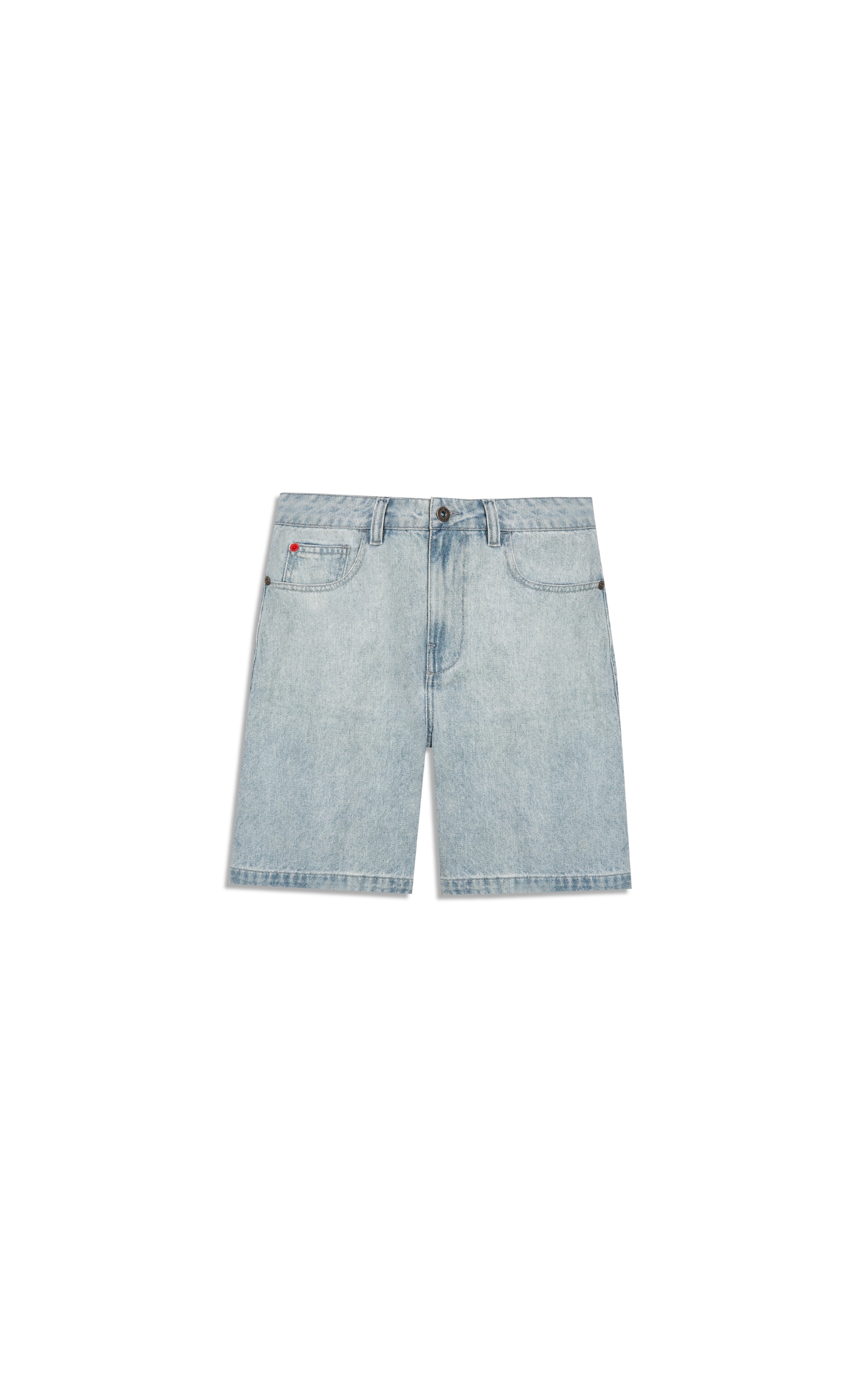 Bermuda Jeans Skate Vintage Denim Lav. Claro Total