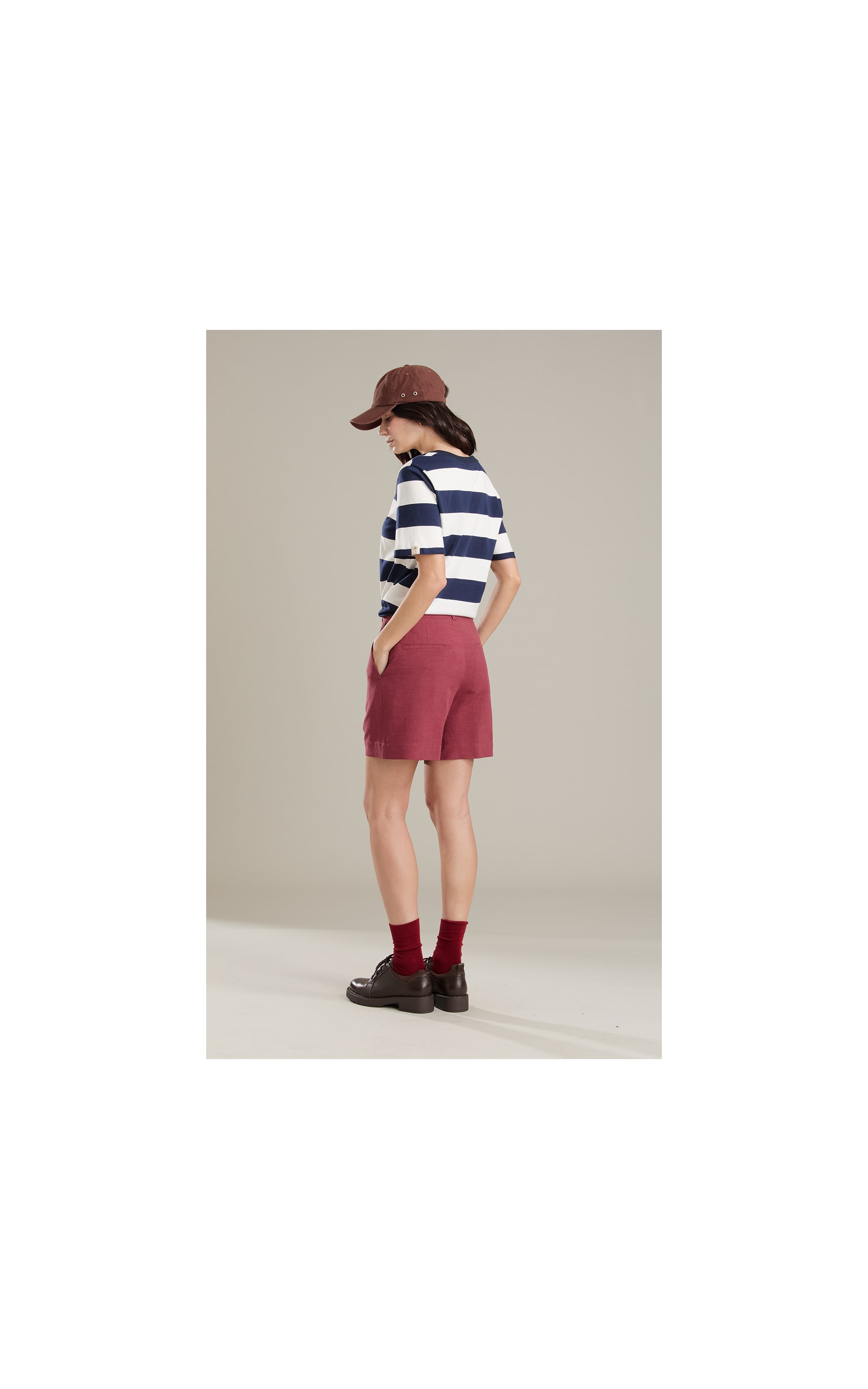  Bermuda Linho  Aspen Bordeaux