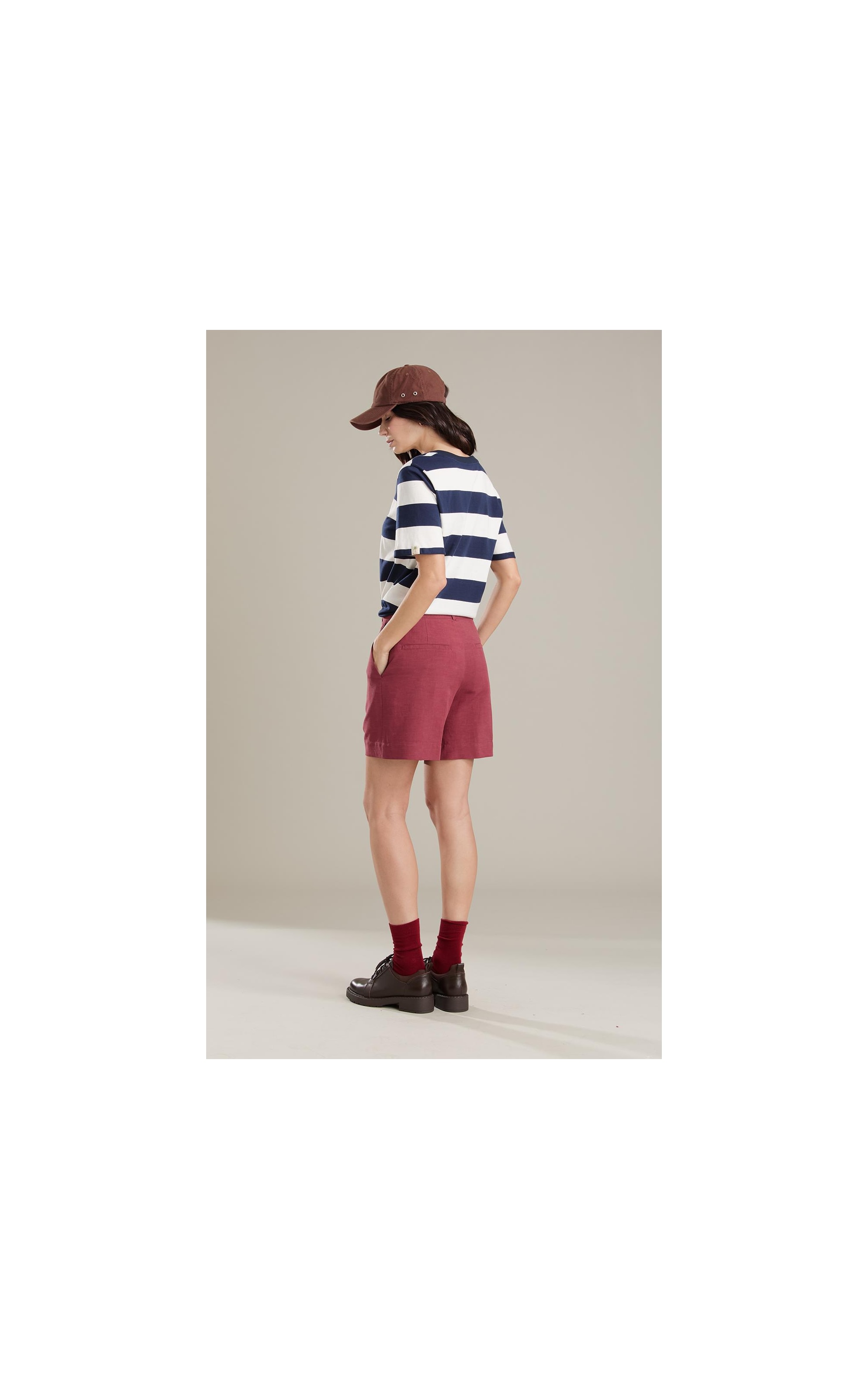  Bermuda Linho  Aspen Bordeaux