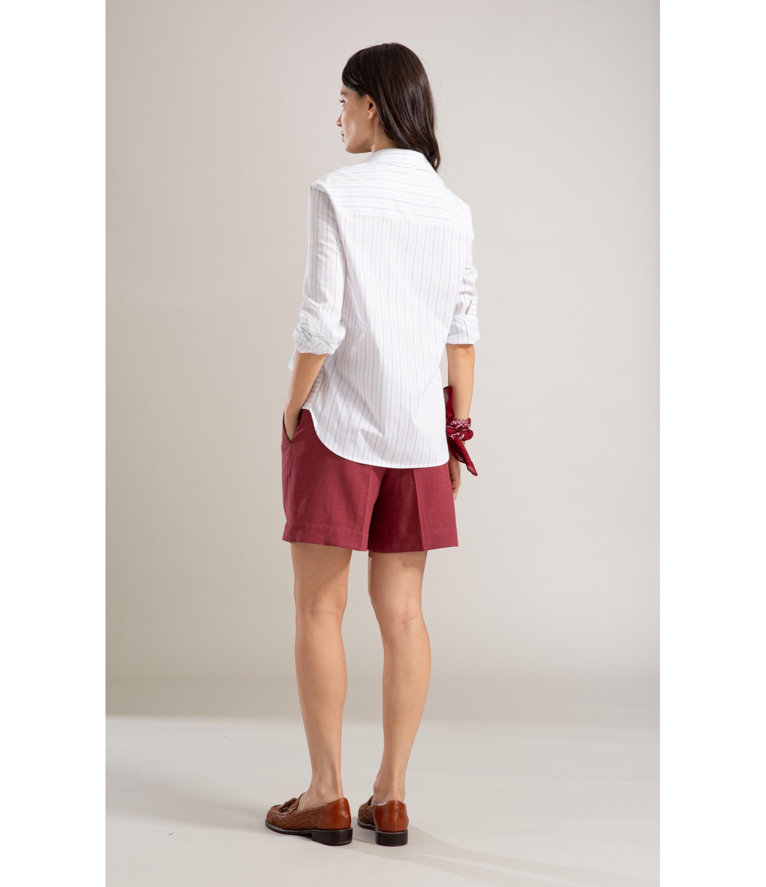  Bermuda Linho  Aspen Bordeaux