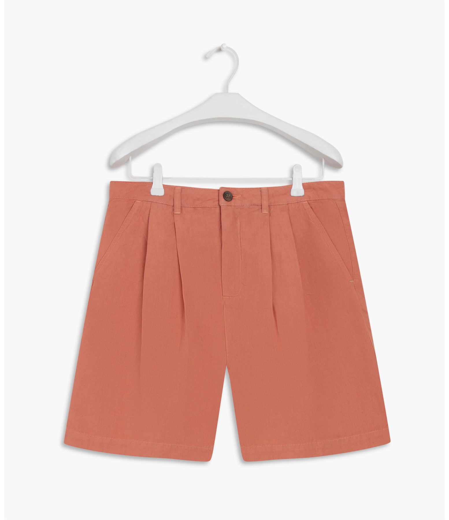 Bermuda Linho  Baggy Coral