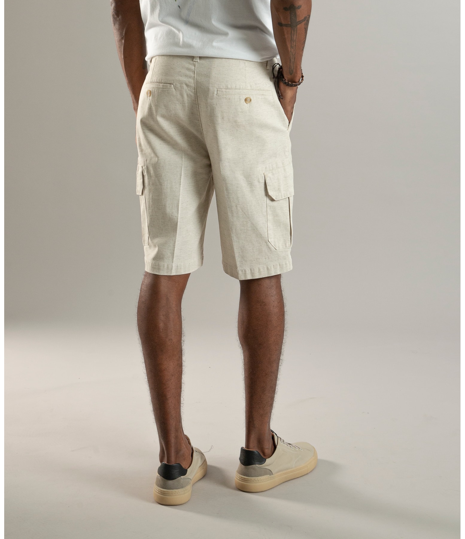 Bermuda Linho  Cargo Natural