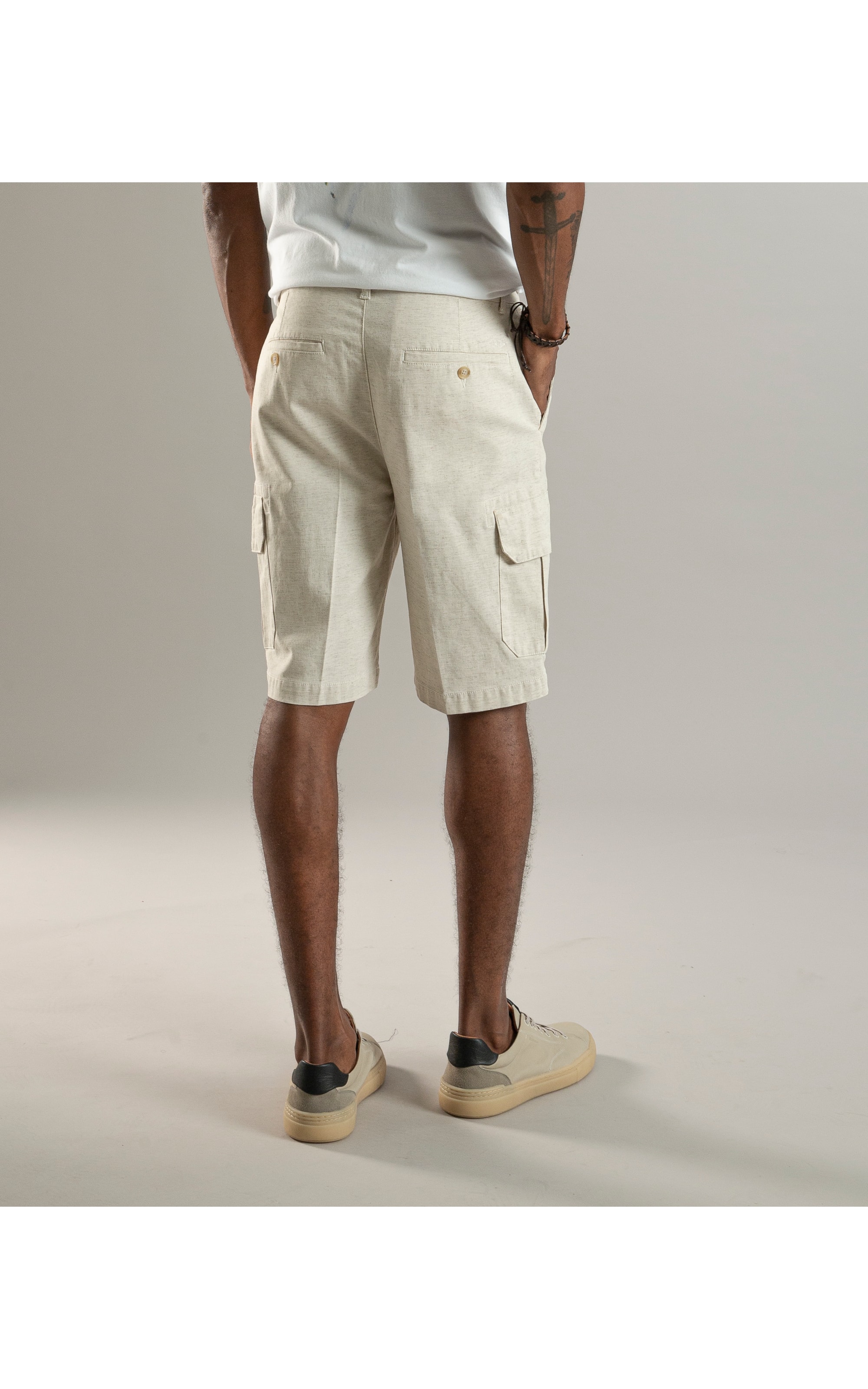 Bermuda Linho  Cargo Natural