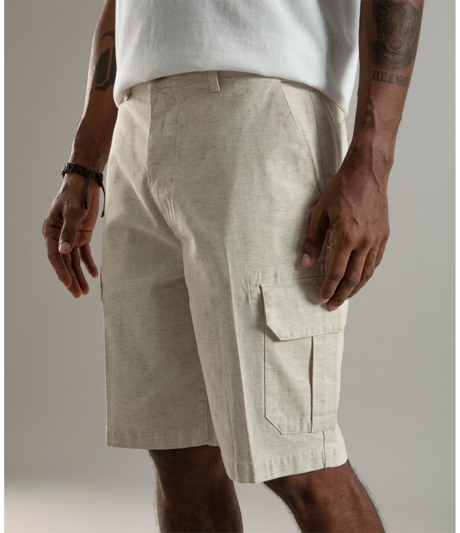 Bermuda Linho  Cargo Natural