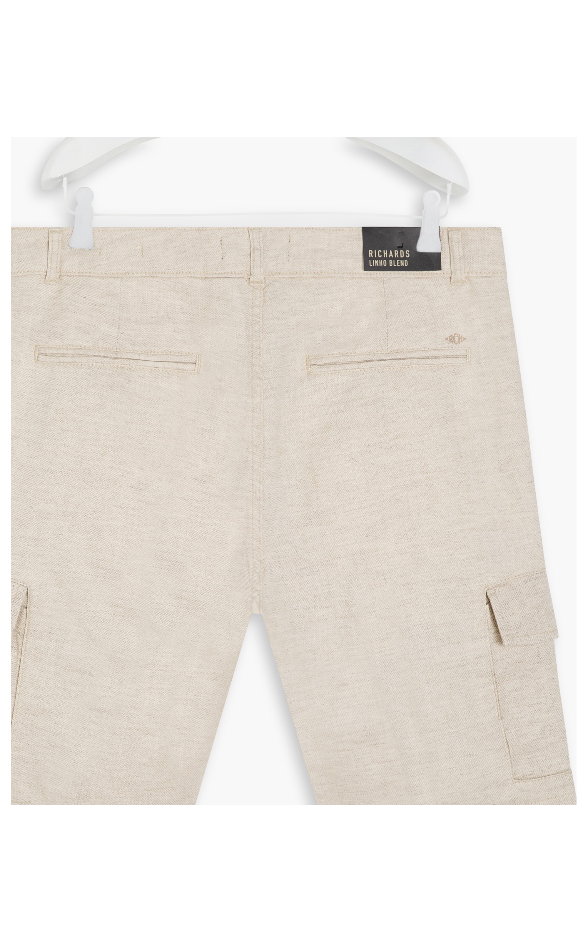 Bermuda Linho  Cargo Panama Natural