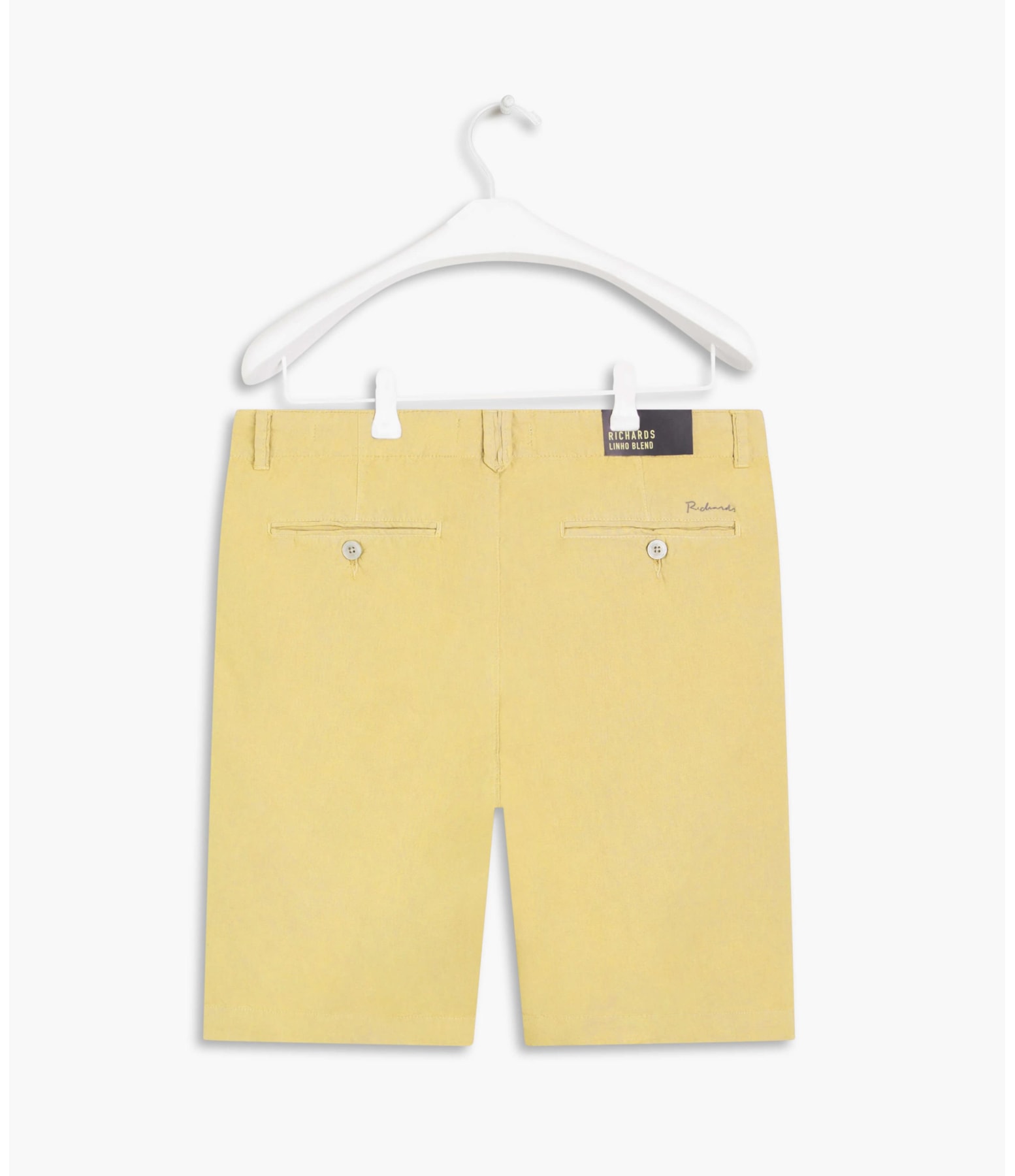 Bermuda Linho  Chino Amarelo Claro