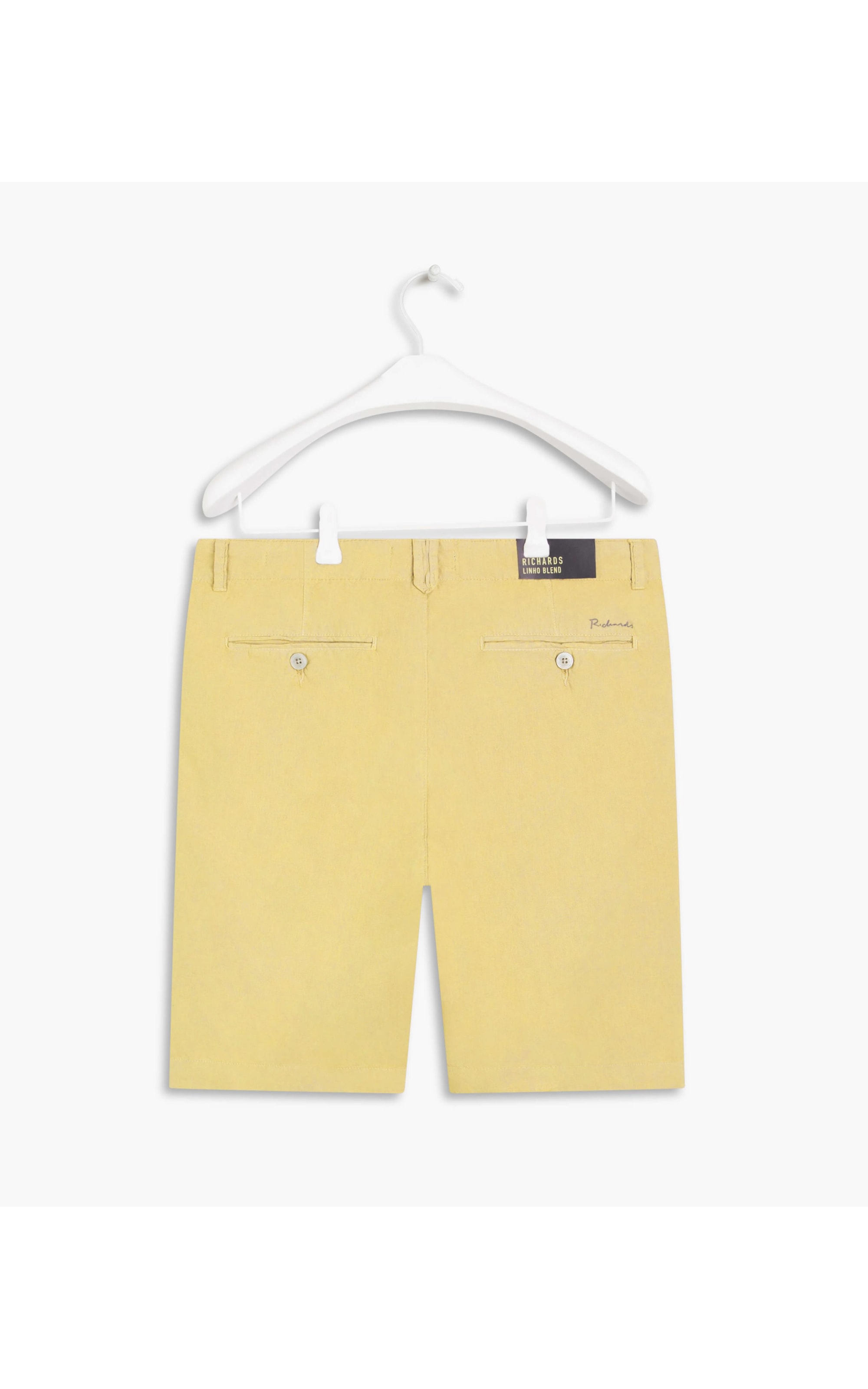 Bermuda Linho  Chino Amarelo Claro