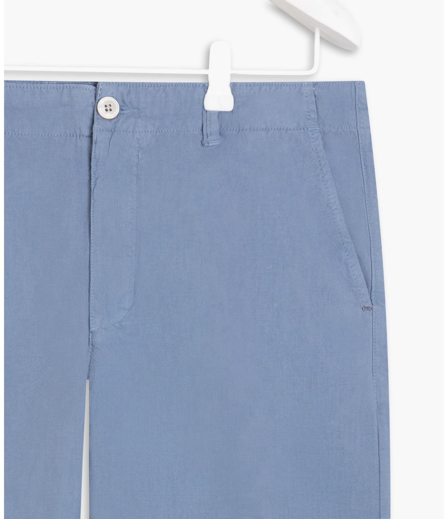 Bermuda Linho  Chino Azul Bic