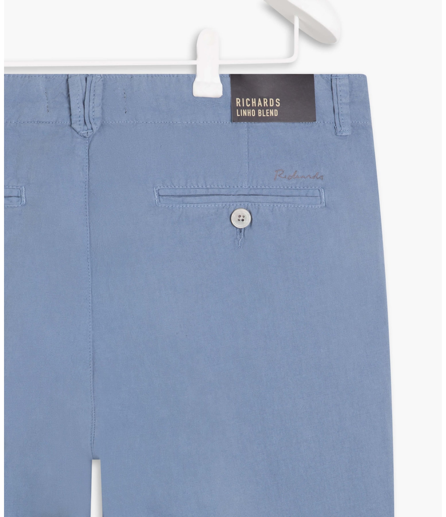 Bermuda Linho  Chino Azul Bic