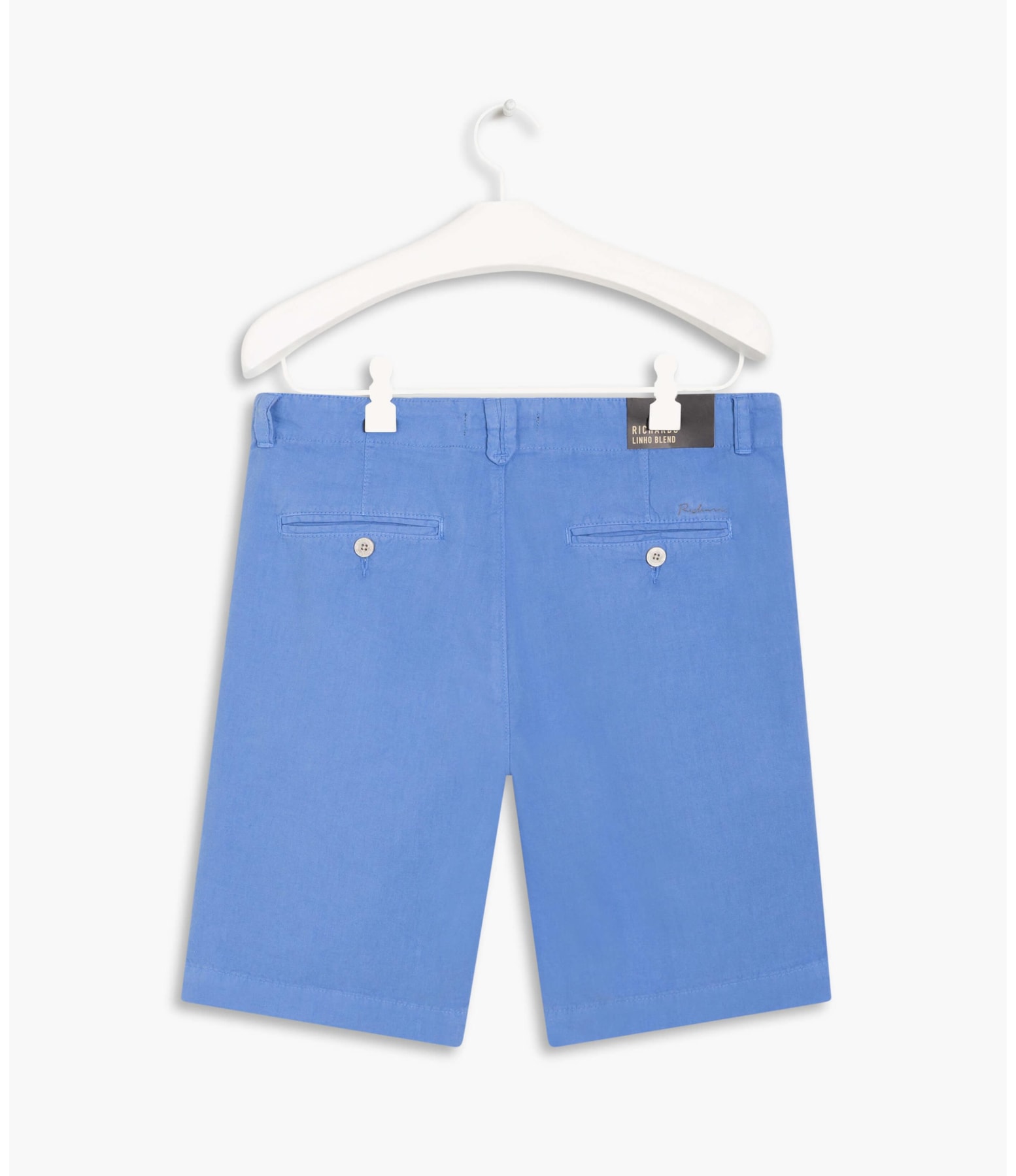 Bermuda Linho  Chino Azul Pervante