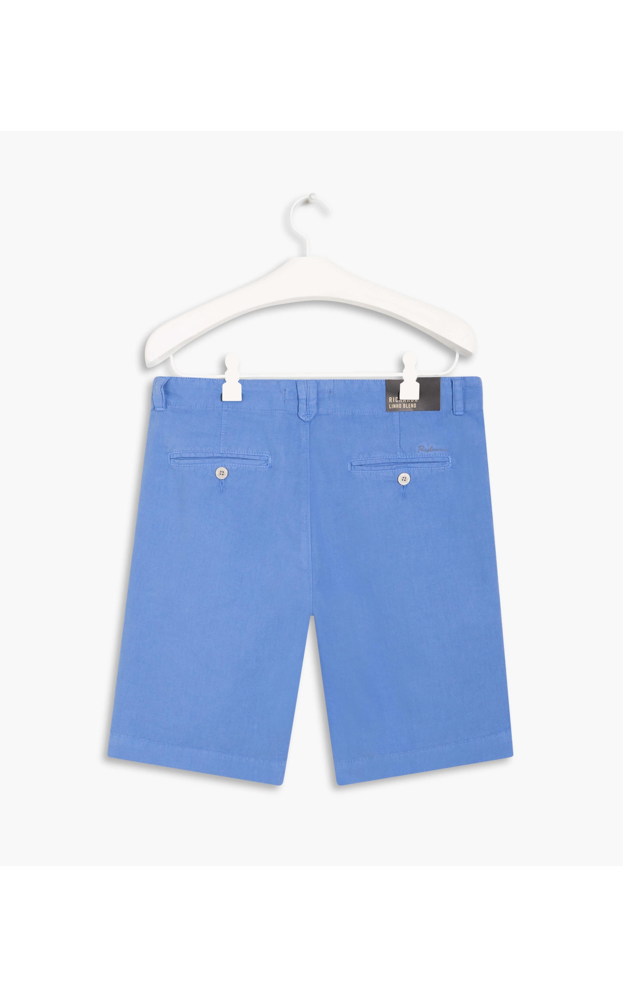 Bermuda Linho  Chino Azul Pervante