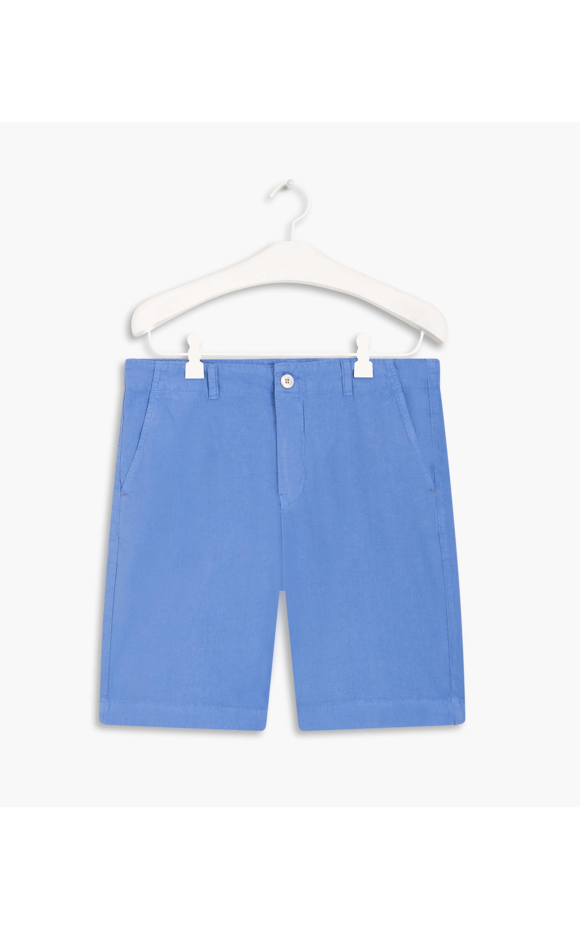 Bermuda Linho  Chino Azul Pervante