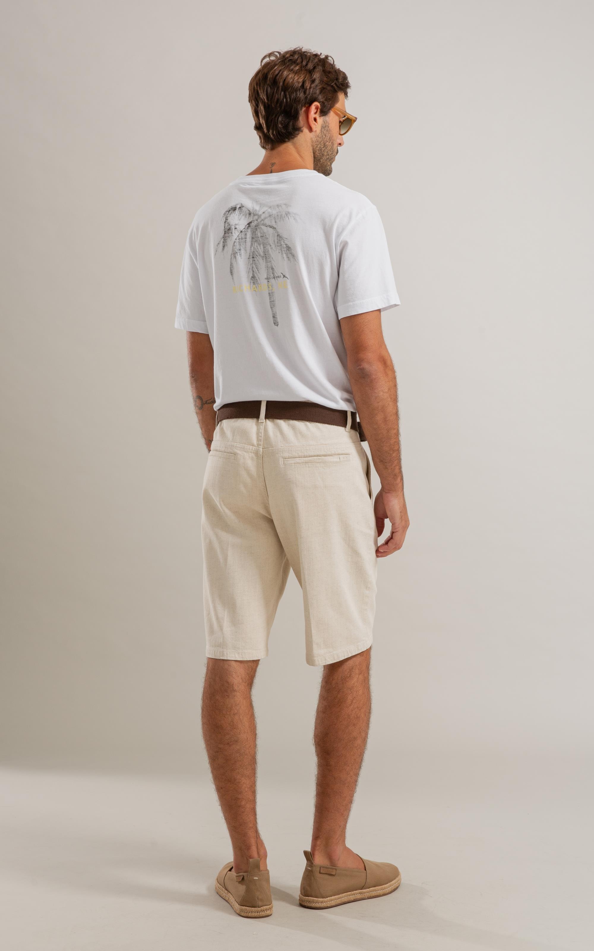 Bermuda Linho  Chino Bambulino Natural