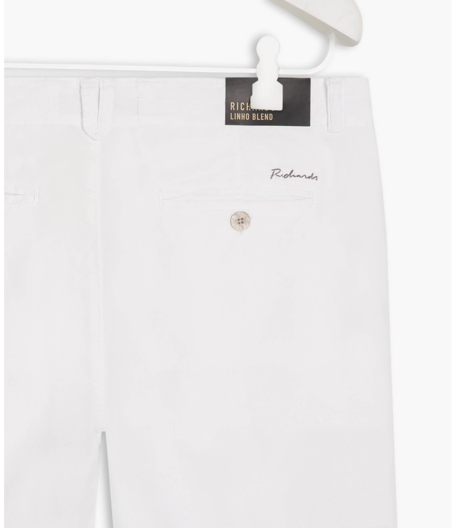 Bermuda Linho  Chino Branco _ V22