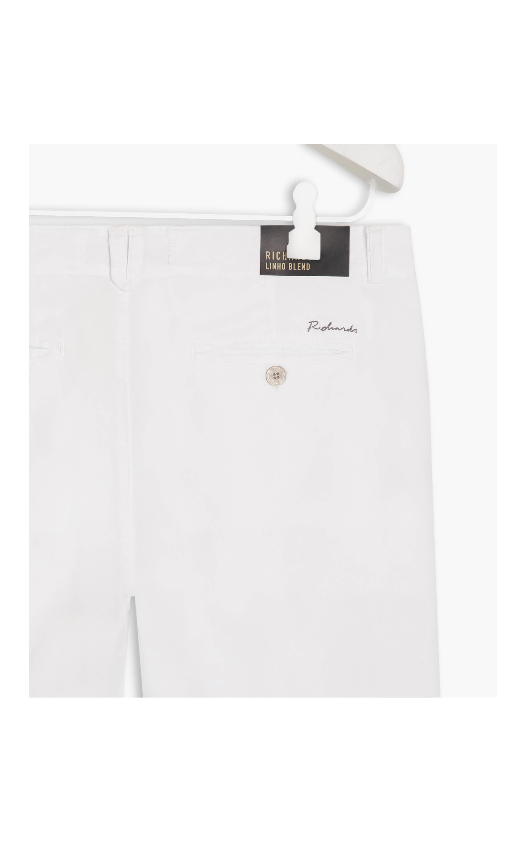 Bermuda Linho  Chino Branco _ V22