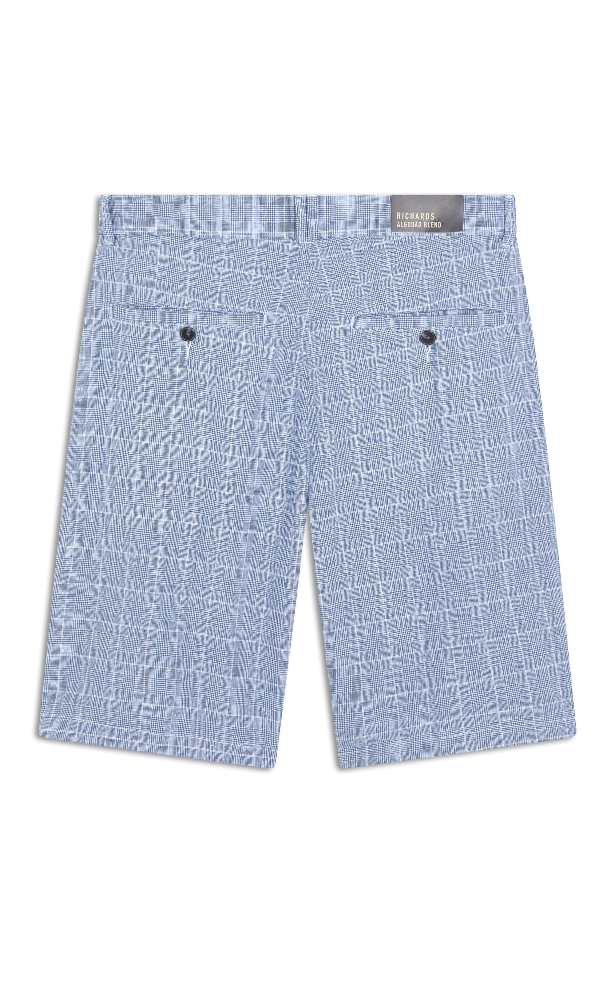 Bermuda Linho  Chino Chess Azul Bic