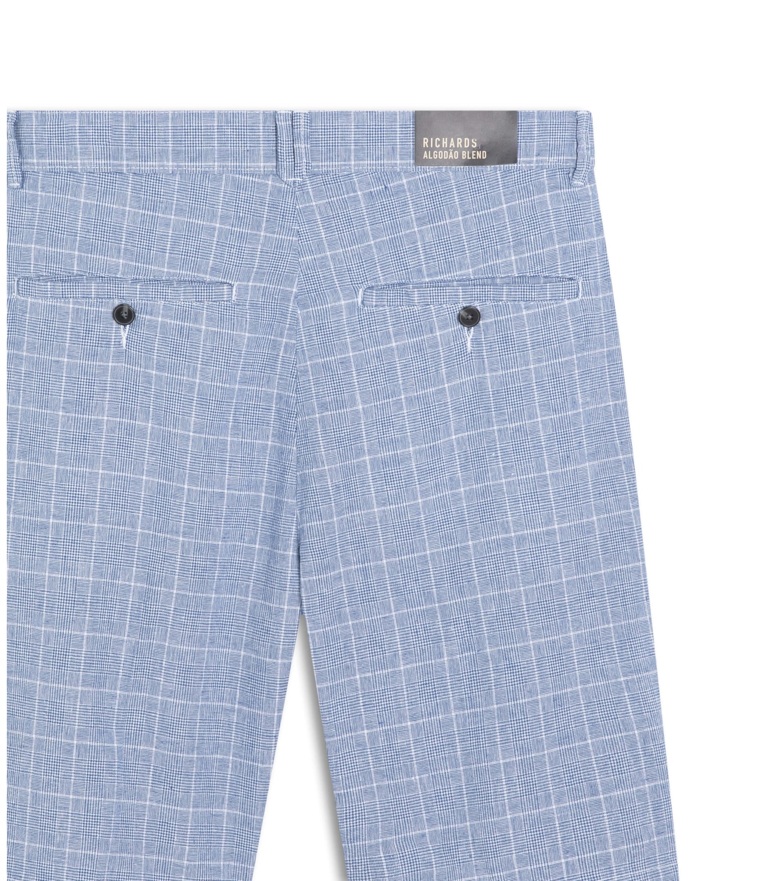 Bermuda Linho  Chino Chess Azul Bic