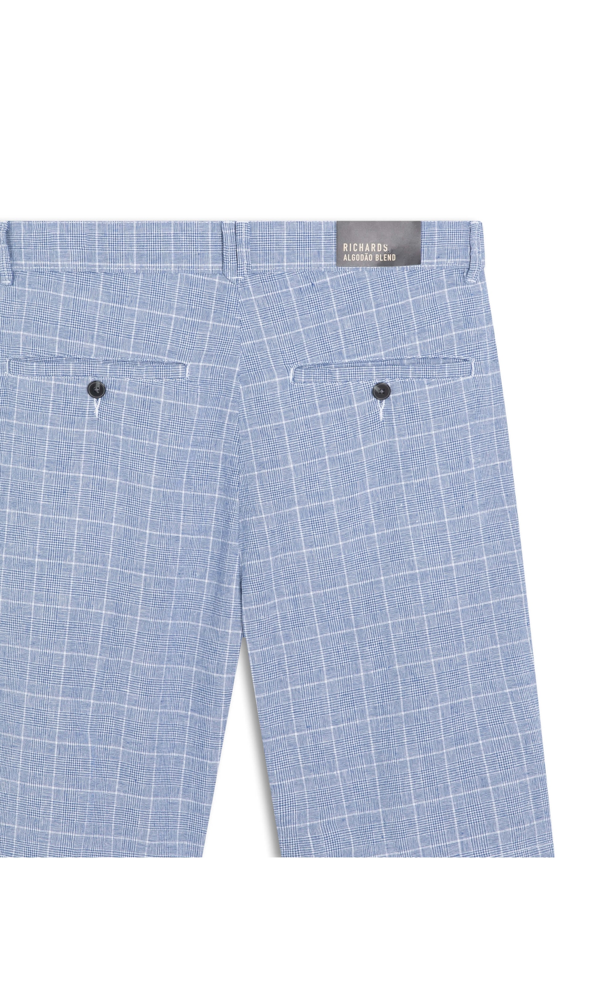 Bermuda Linho  Chino Chess Azul Bic