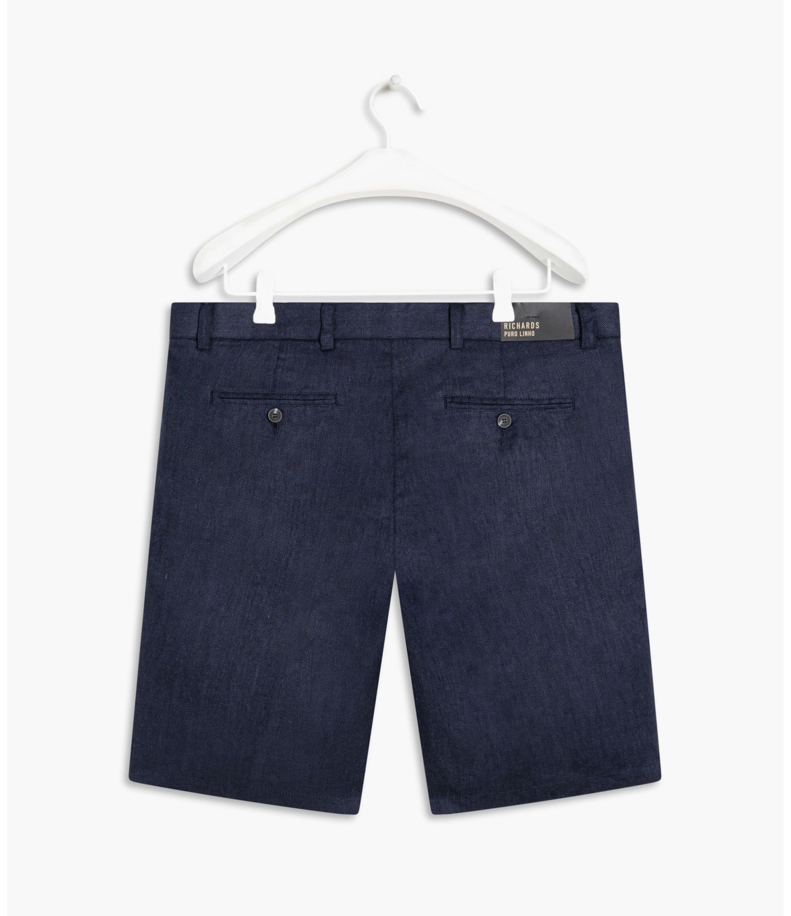 Bermuda Linho  Chino Chevil  Dark Navy