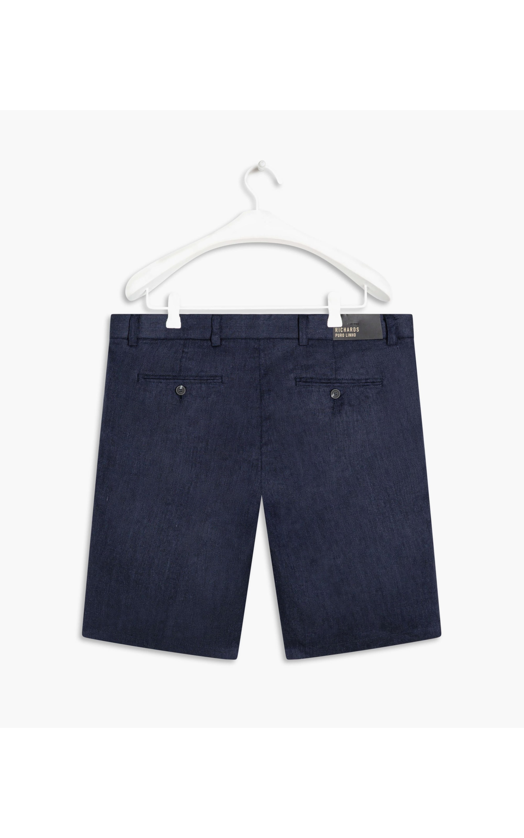 Bermuda Linho  Chino Chevil  Dark Navy