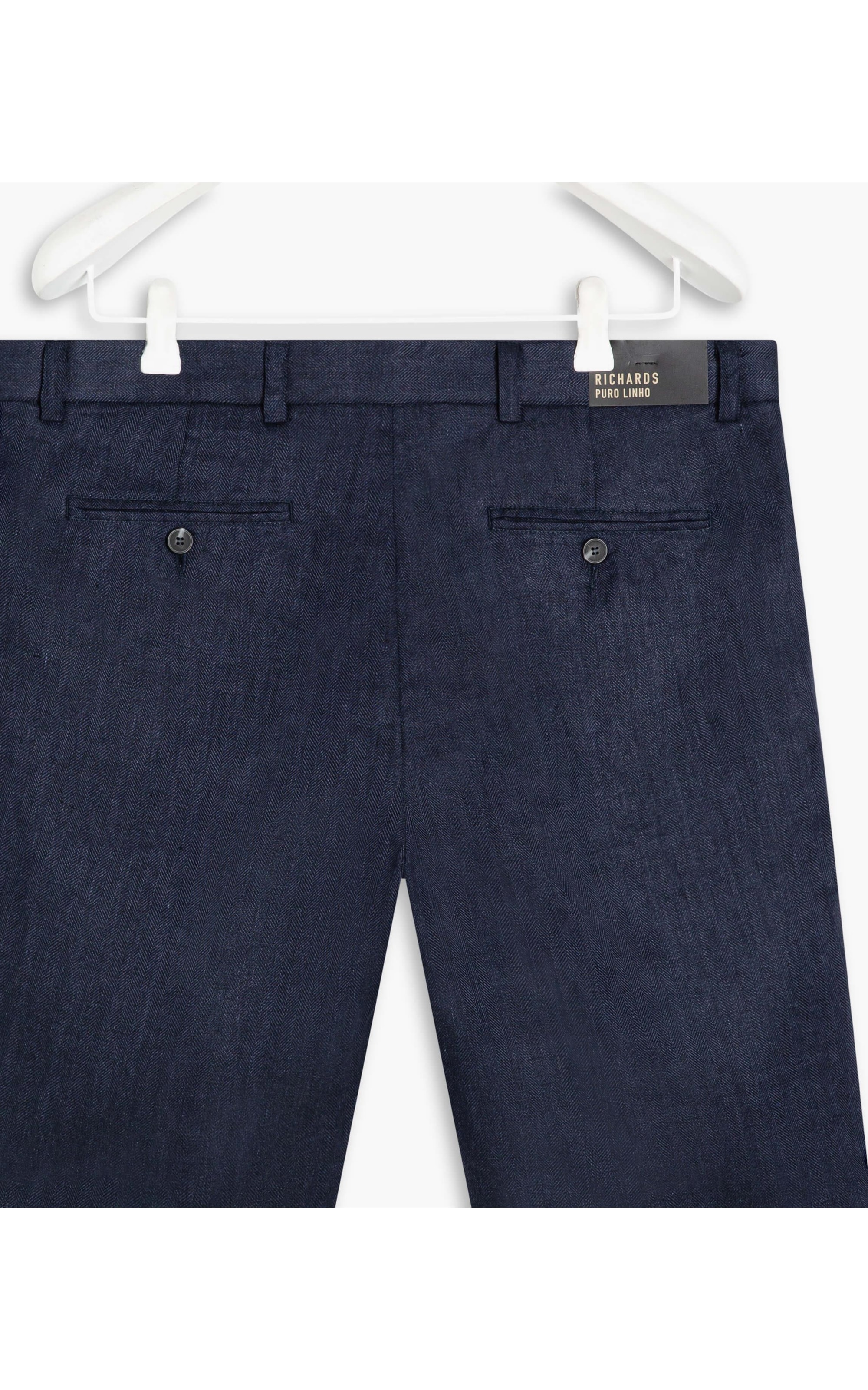 Bermuda Linho  Chino Chevil  Dark Navy