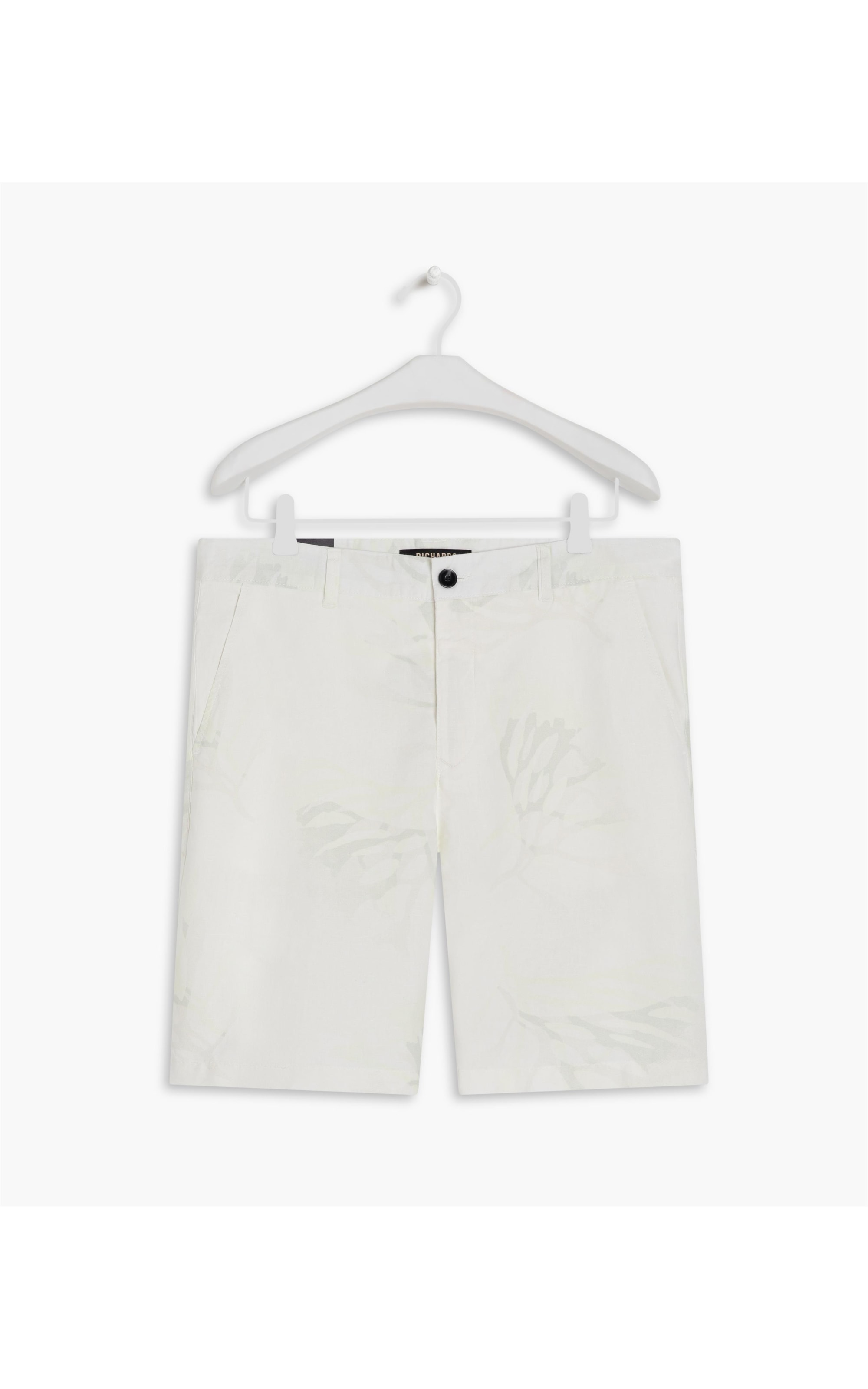 Bermuda Linho  Chino Corais Branco