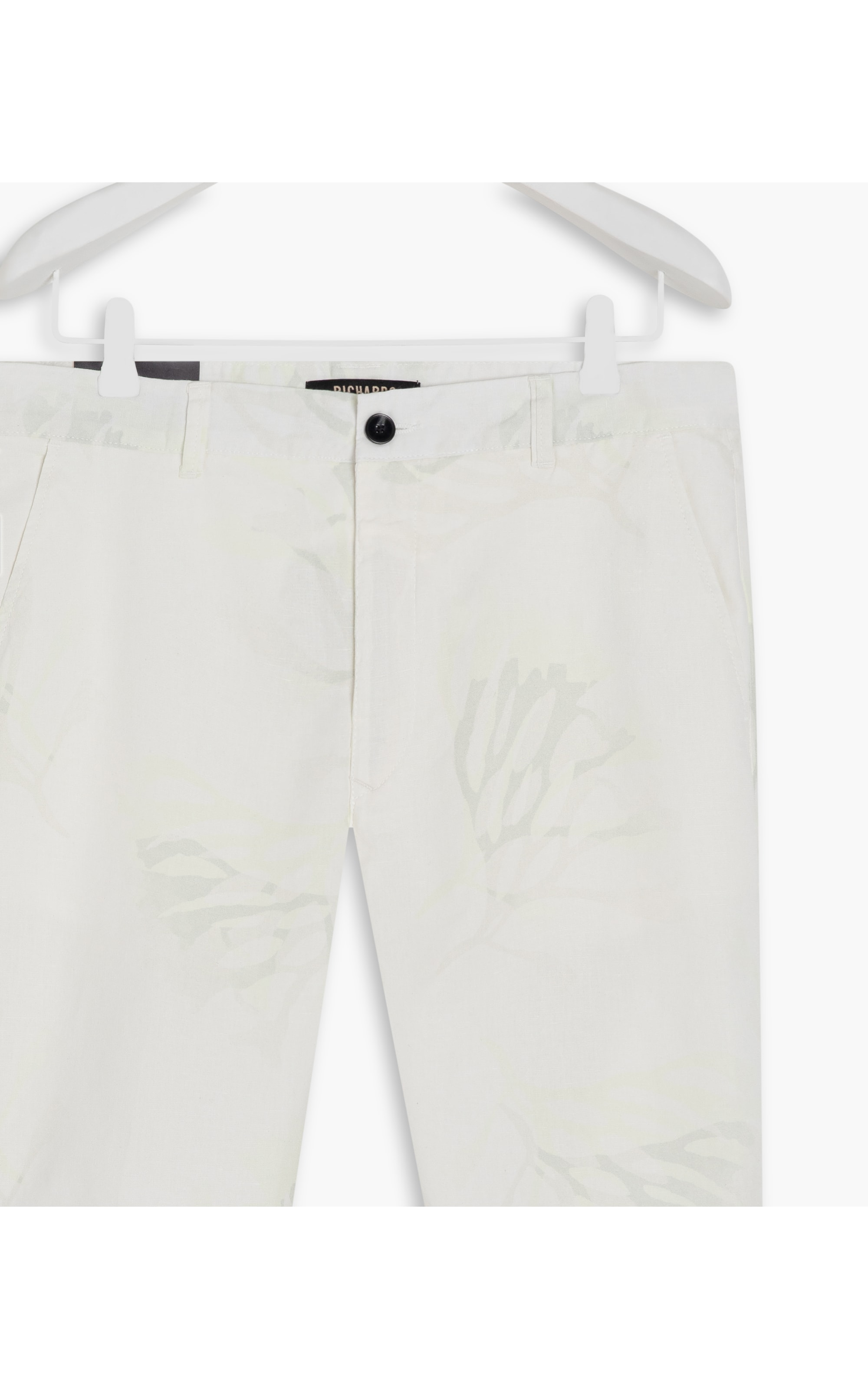 Bermuda Linho  Chino Corais Branco