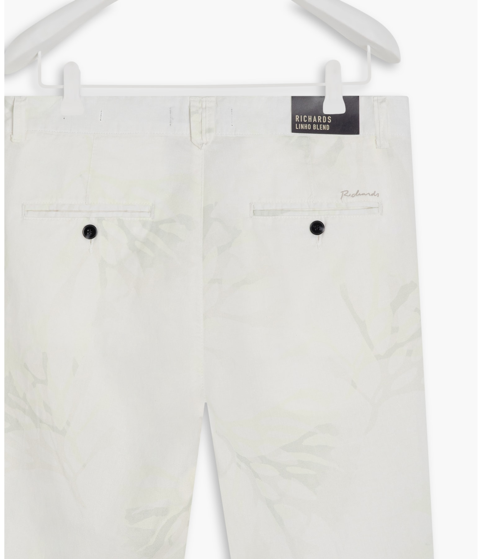 Bermuda Linho  Chino Corais Branco