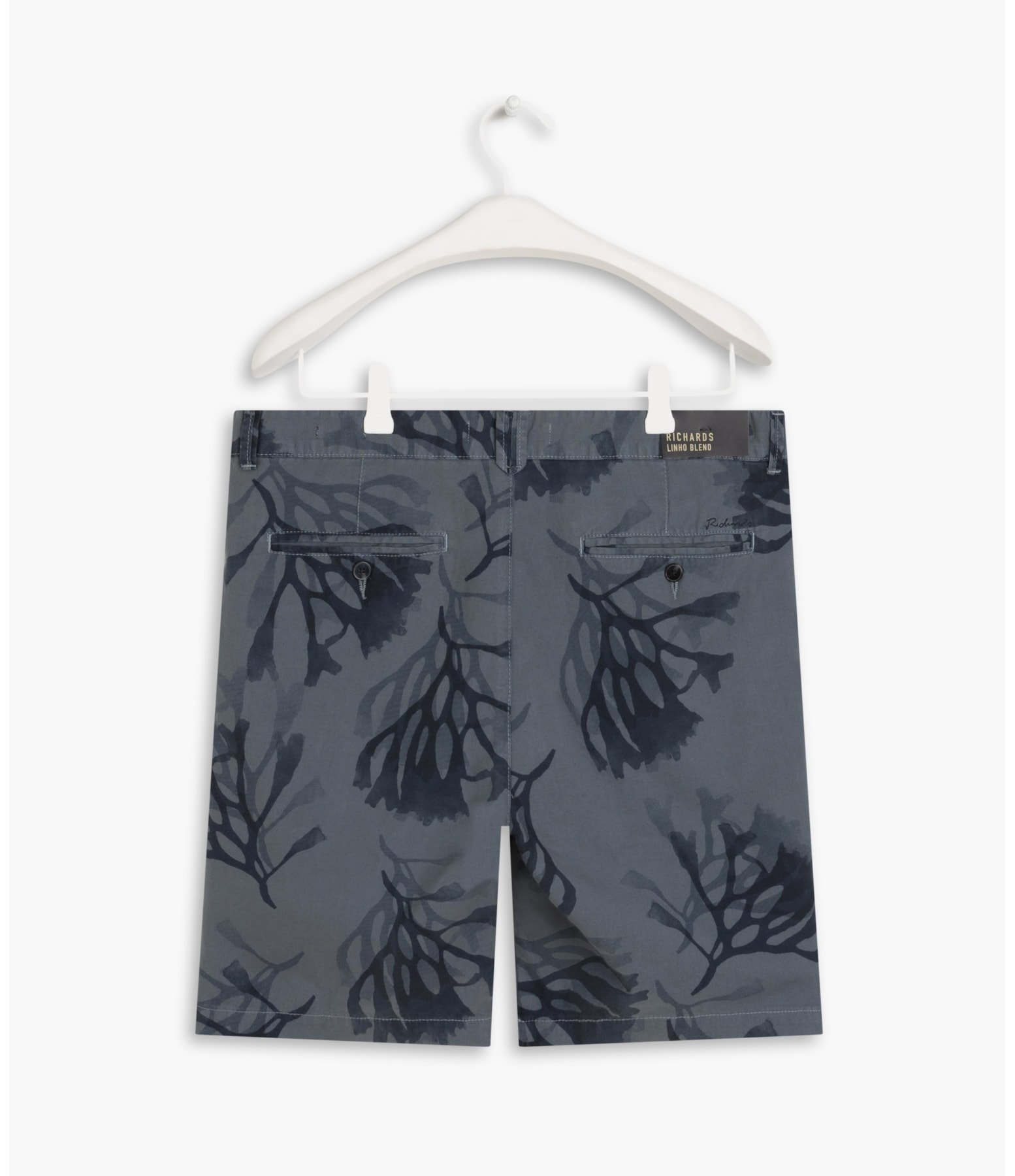 Bermuda Linho  Chino Corais Hortencia