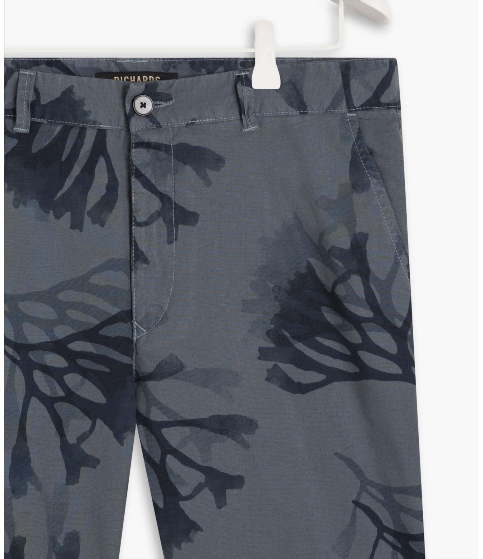 Bermuda Linho  Chino Corais Hortencia