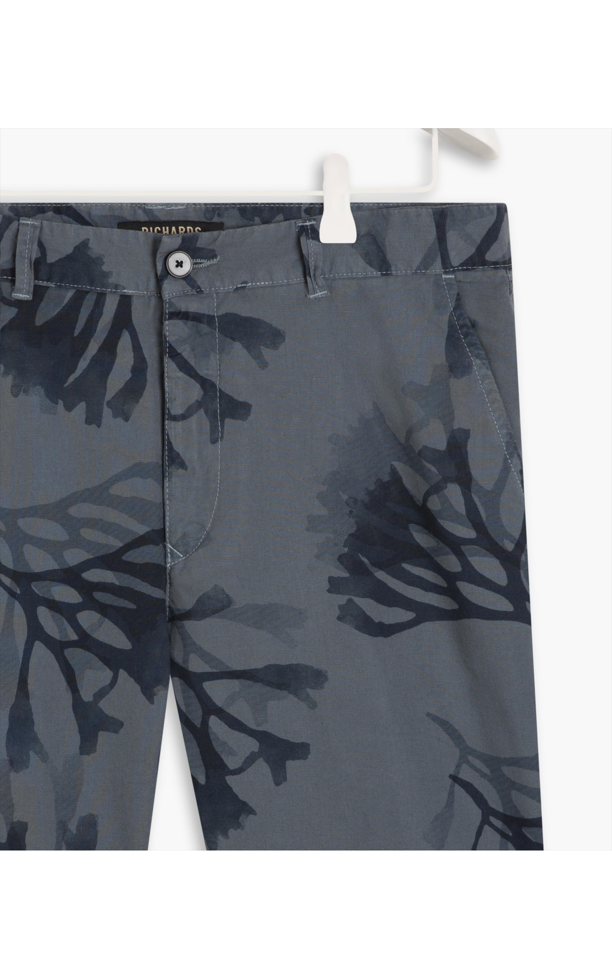 Bermuda Linho  Chino Corais Hortencia