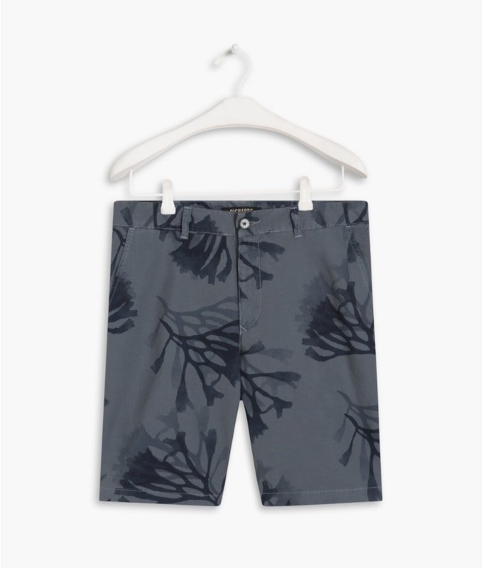 Bermuda Linho  Chino Corais Hortencia