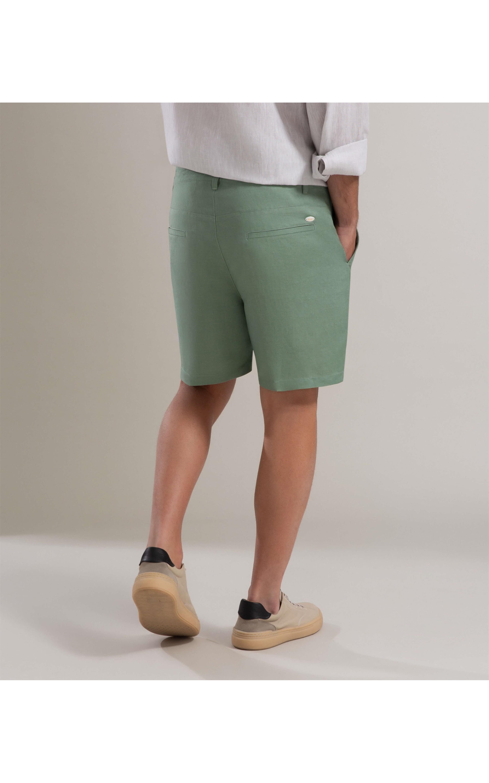 Bermuda Linho  Chino Hawaii Tolit Verde Claro