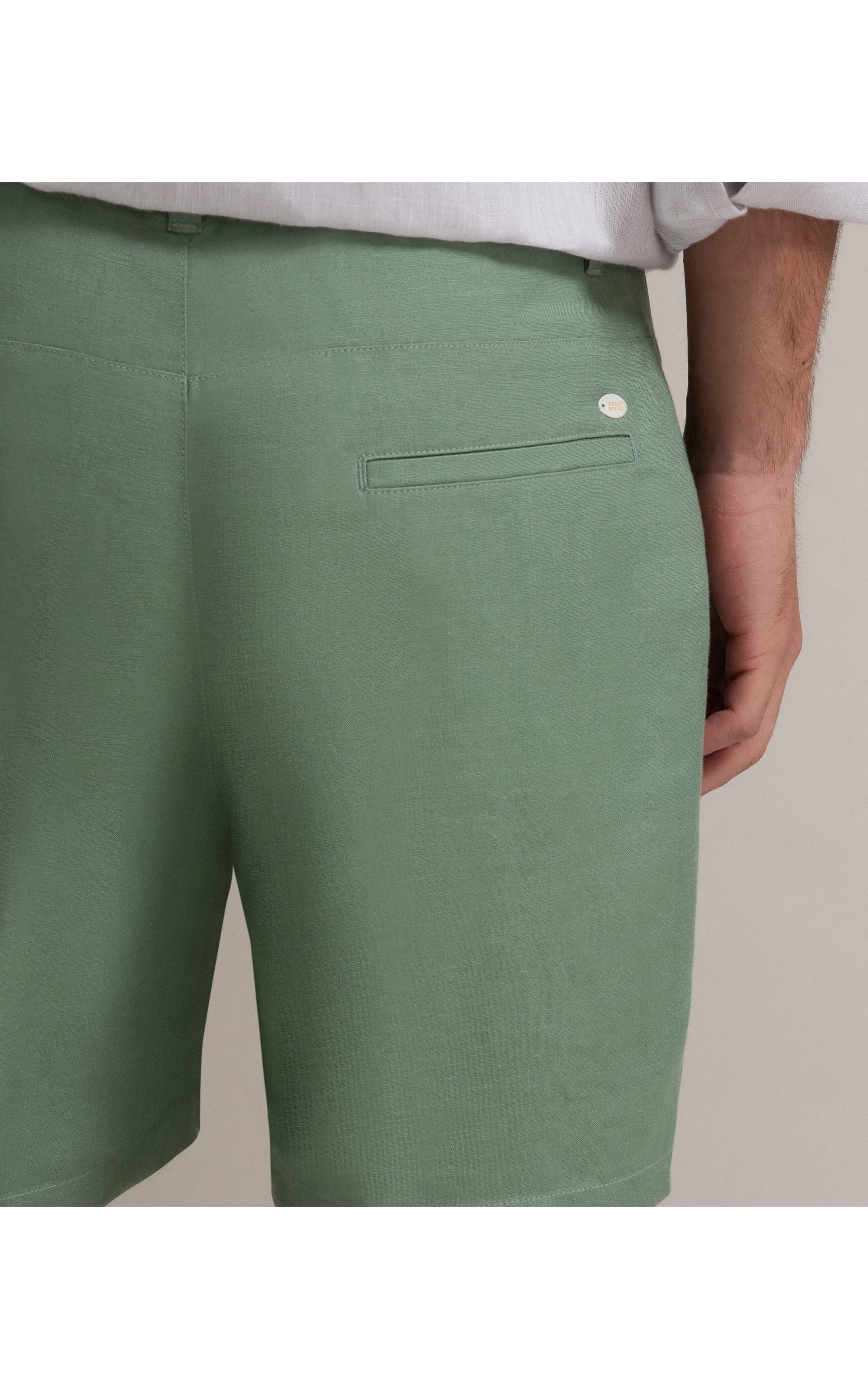 Bermuda Linho  Chino Hawaii Tolit Verde Claro