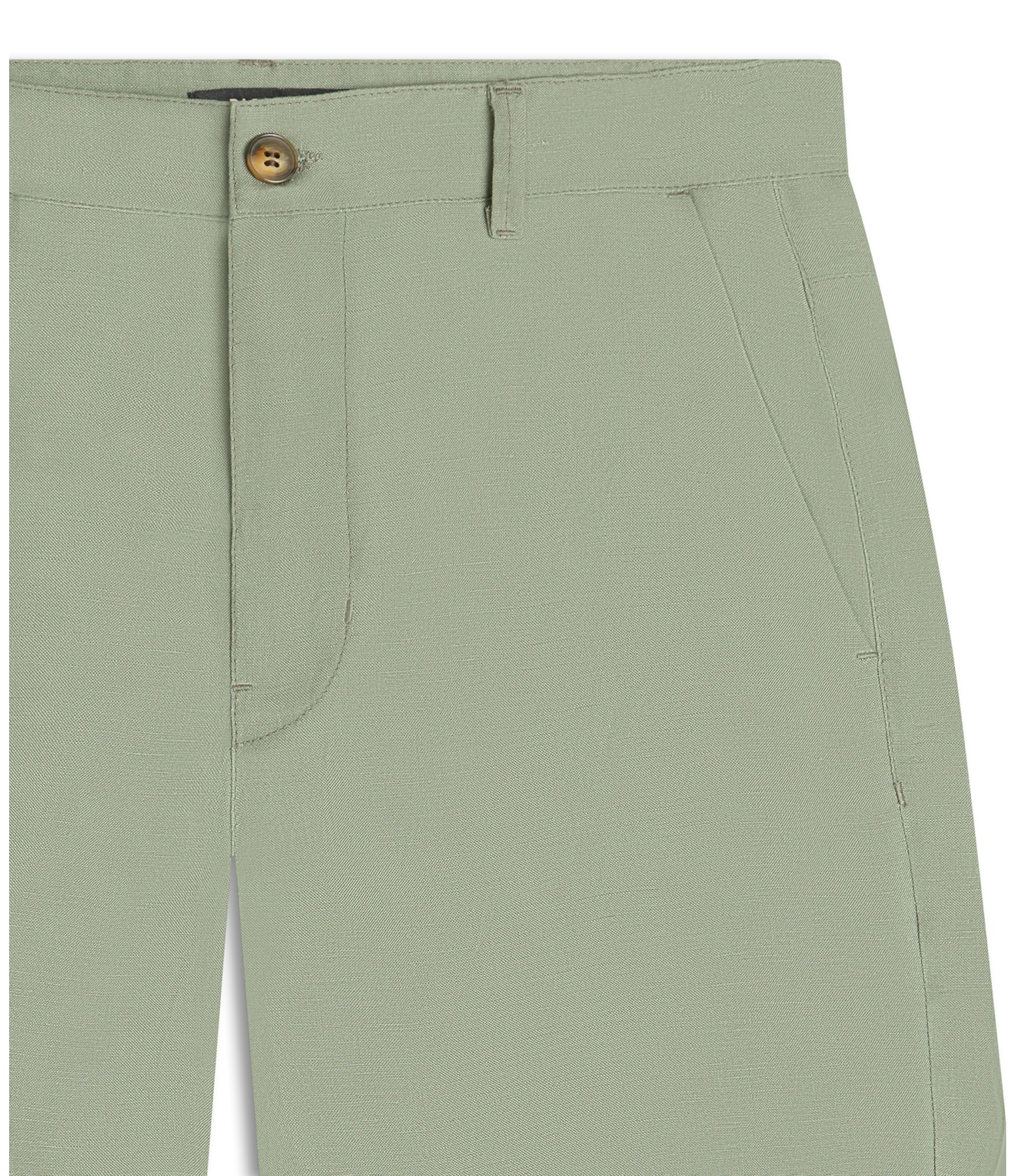 Bermuda Linho  Chino Hawaii Tolit Verde Militar